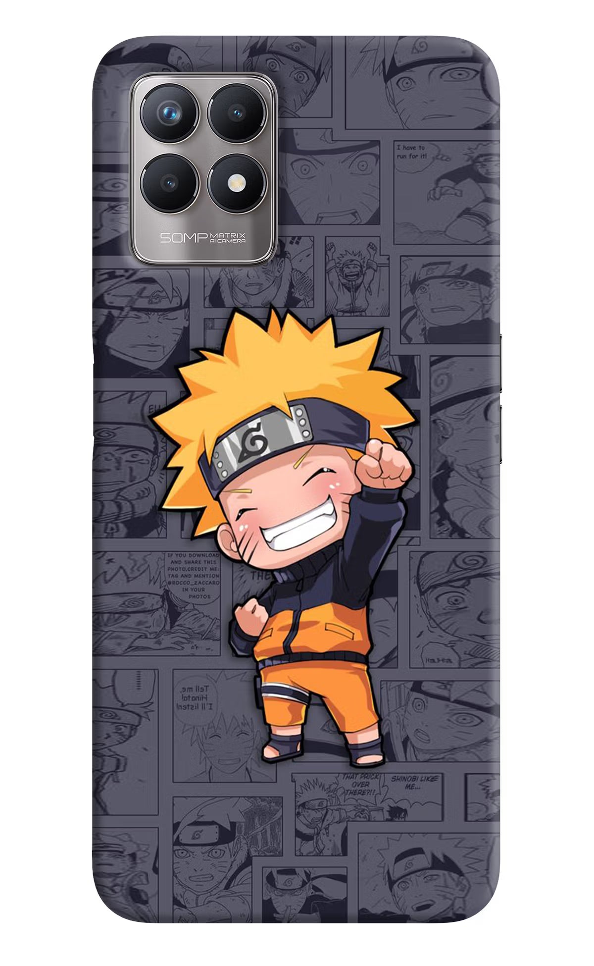 Chota Naruto Realme 8i Back Cover - Chota Naruto Realme 8i Back Cover Chota Naruto Realme 8i Back Cover