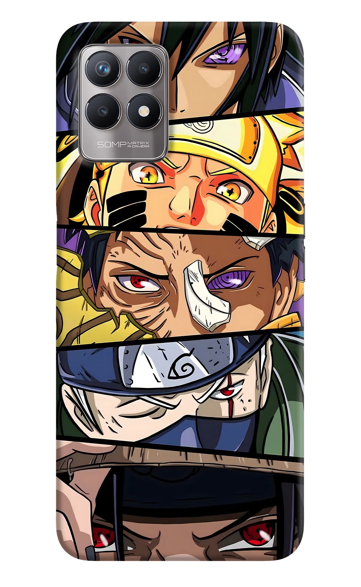 Naruto Character Realme 8i Back Cover - Naruto Character Realme 8i Back Cover Naruto Character Realme 8i Back Cover