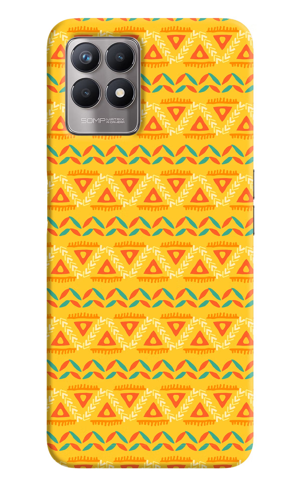Tribal Pattern Realme 8i Back Cover - Tribal Pattern Realme 8i Back Cover Tribal Pattern Realme 8i Back Cover