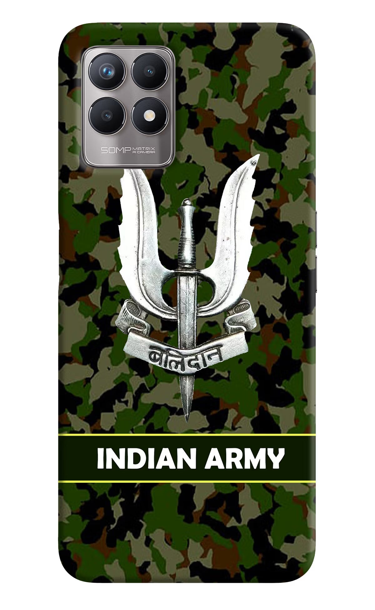 Balidan Indian Logo Realme 8i Back Cover - Balidan Indian Logo Realme 8i Back Cover Balidan Indian Logo Realme 8i Back Cover