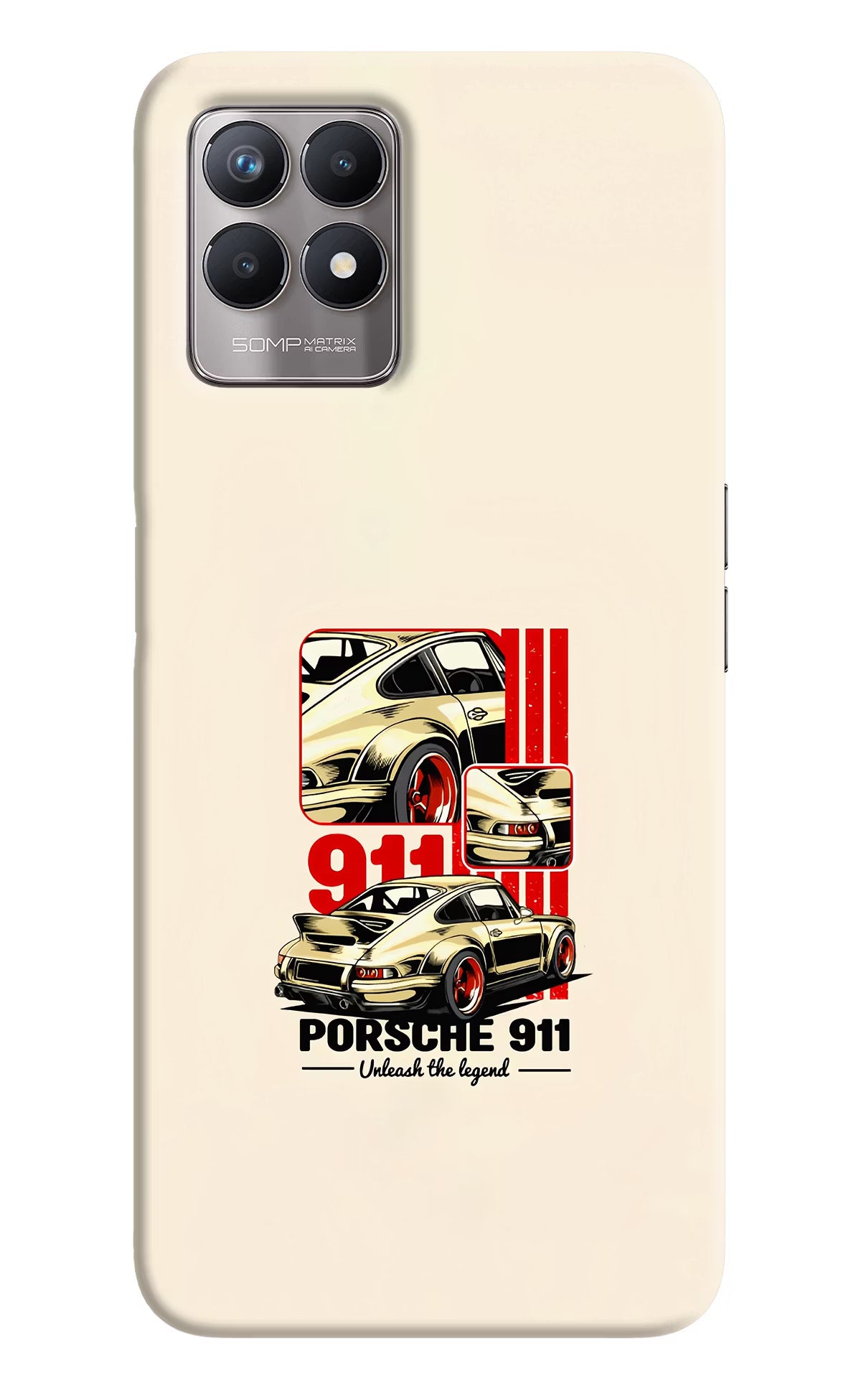 Classic Porsche 911 Realme 8i Back Cover - Classic Porsche 911 Realme 8i Back Cover Classic Porsche 911 Realme 8i Back Cover