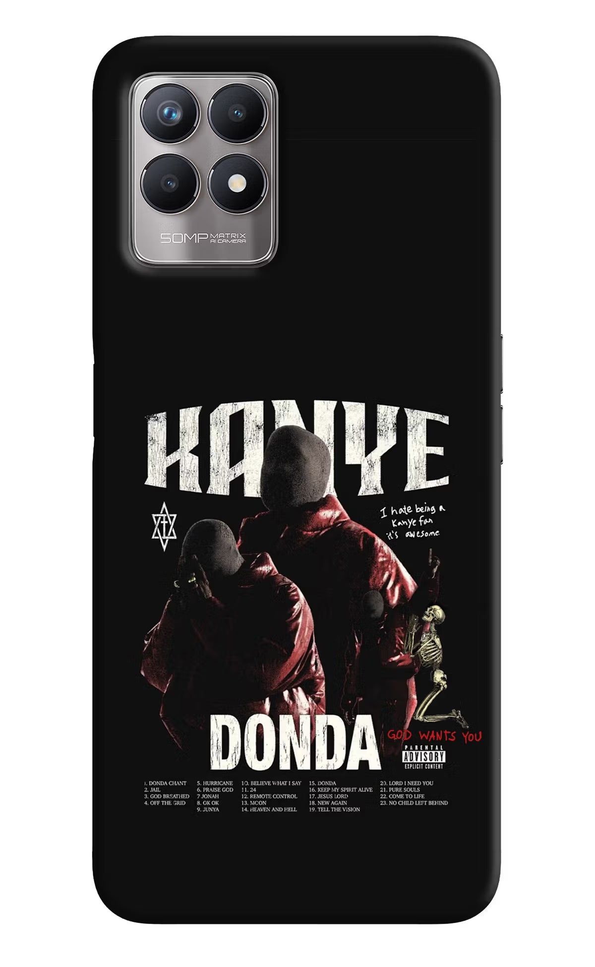 Donda Kanye West Realme 8i Back Cover - Donda Kanye West Realme 8i Back Cover Donda Kanye West Realme 8i Back Cover