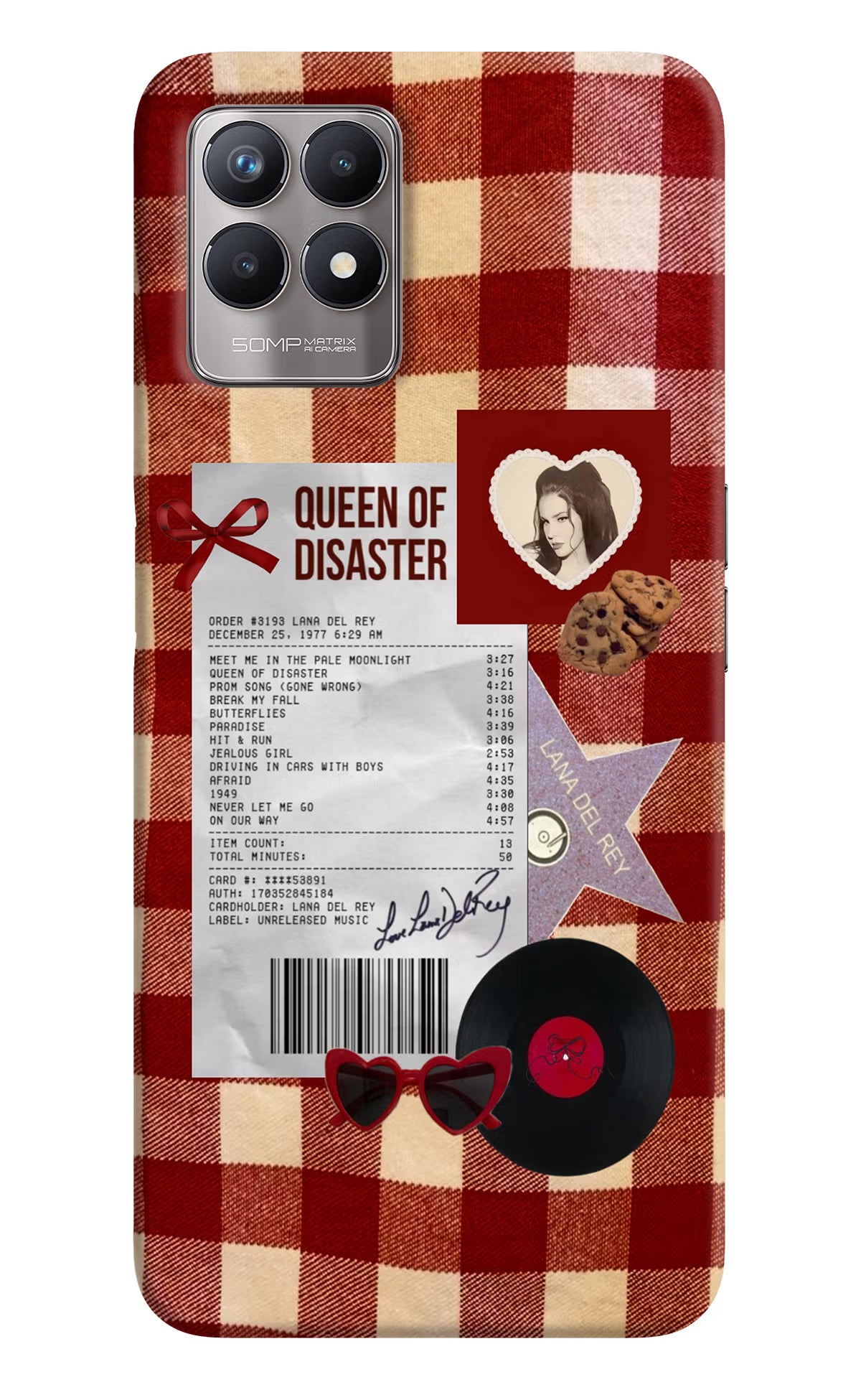 Queen of Disaster Realme 8i Back Cover - Queen of Disaster Realme 8i Back Cover Queen of Disaster Realme 8i Back Cover