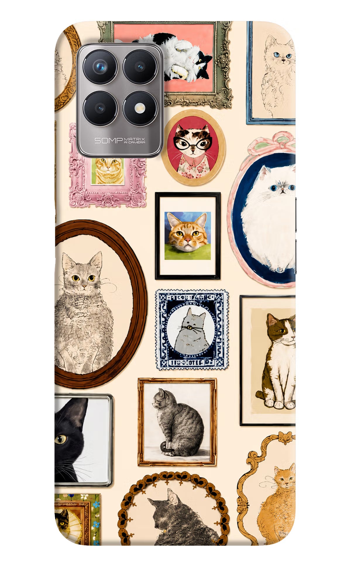 Mirror Cats Realme 8i Back Cover - Mirror Cats Realme 8i Back Cover Mirror Cats Realme 8i Back Cover