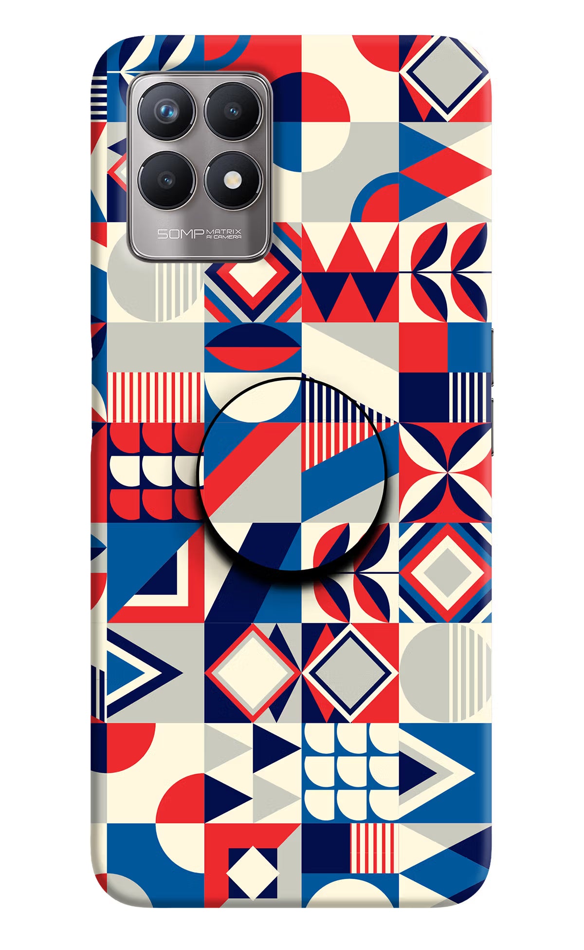 Colorful Pattern Realme 8i Pop Case - Colorful Pattern Realme 8i Pop Case Colorful Pattern Realme 8i Pop Case