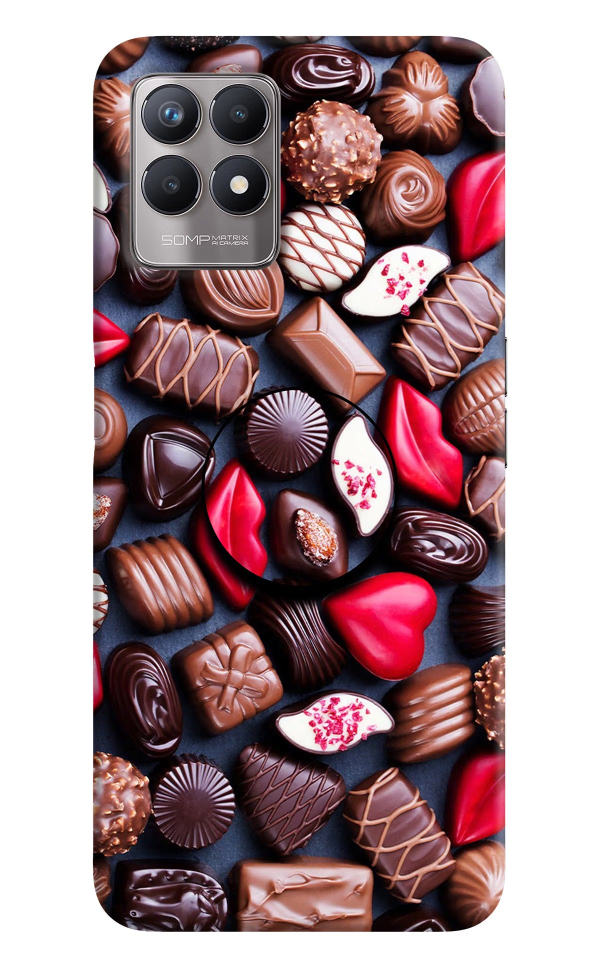 Chocolates Realme 8i Pop Case - Chocolates Realme 8i Pop Case Chocolates Realme 8i Pop Case