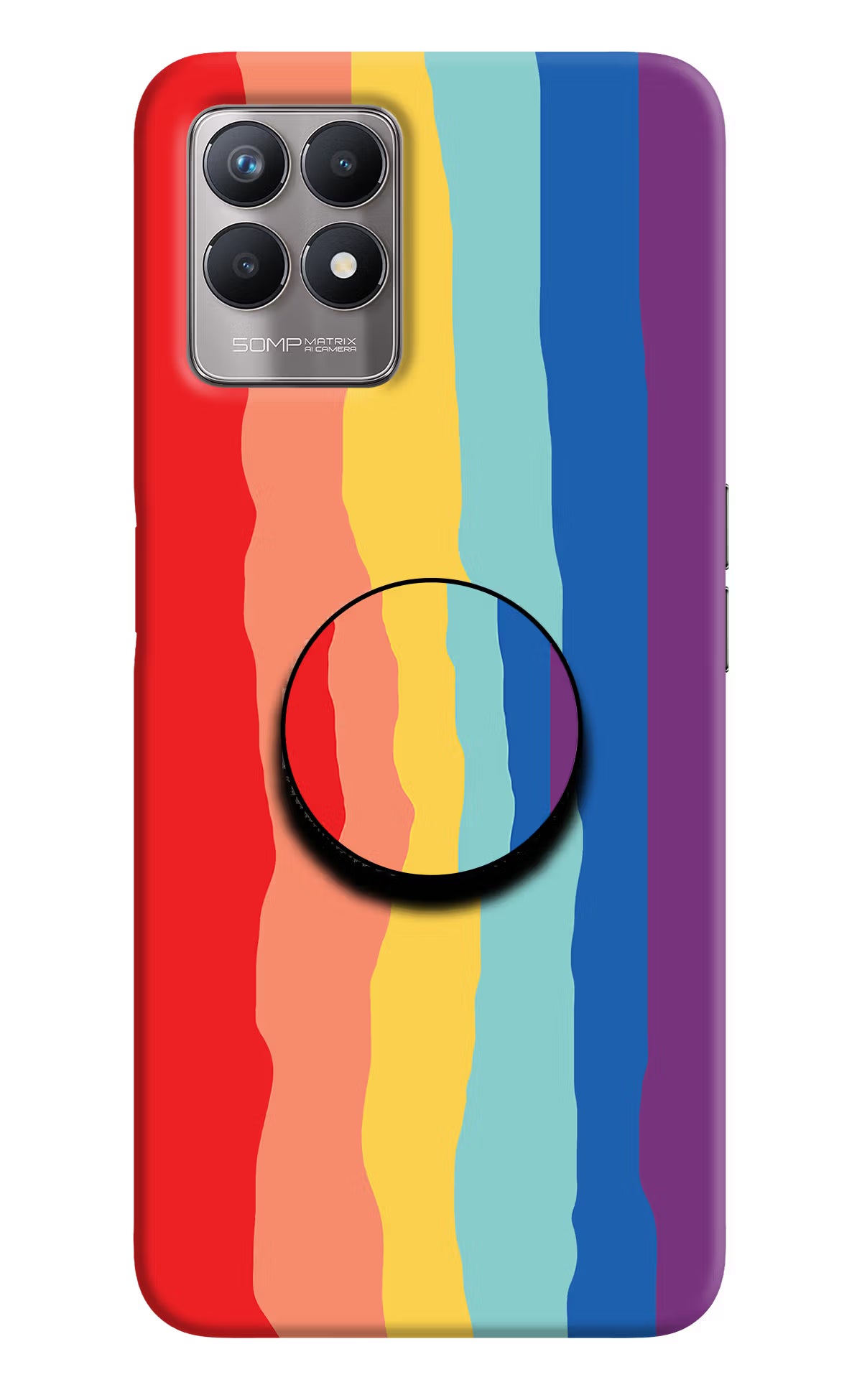 Rainbow Realme 8i Pop Case - Rainbow Realme 8i Pop Case Rainbow Realme 8i Pop Case