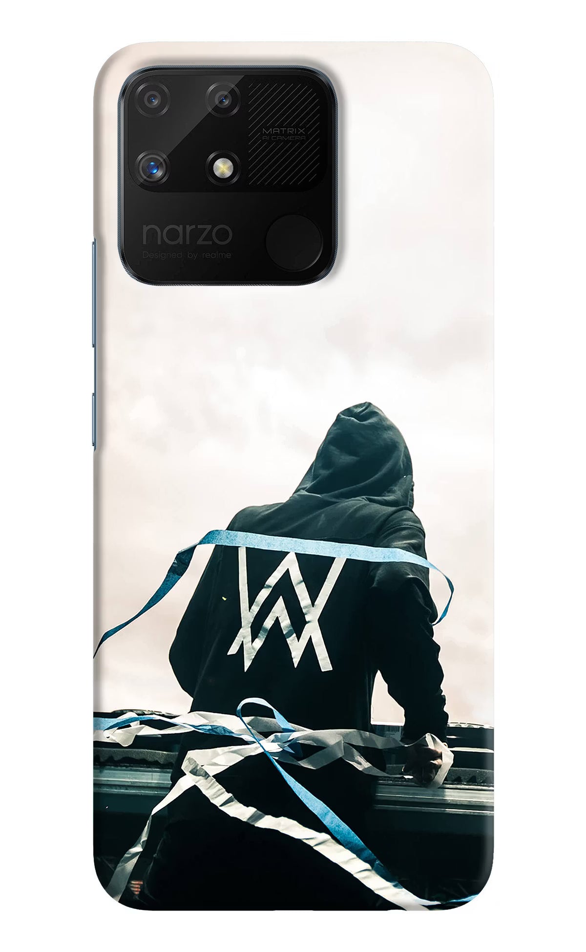 Alan Walker Realme Narzo 50A Back Cover - Alan Walker Realme Narzo 50A Hard Case Back Cover by Casekaro Alan Walker Realme Narzo 50A Hard Case Back Cover by Casekaro