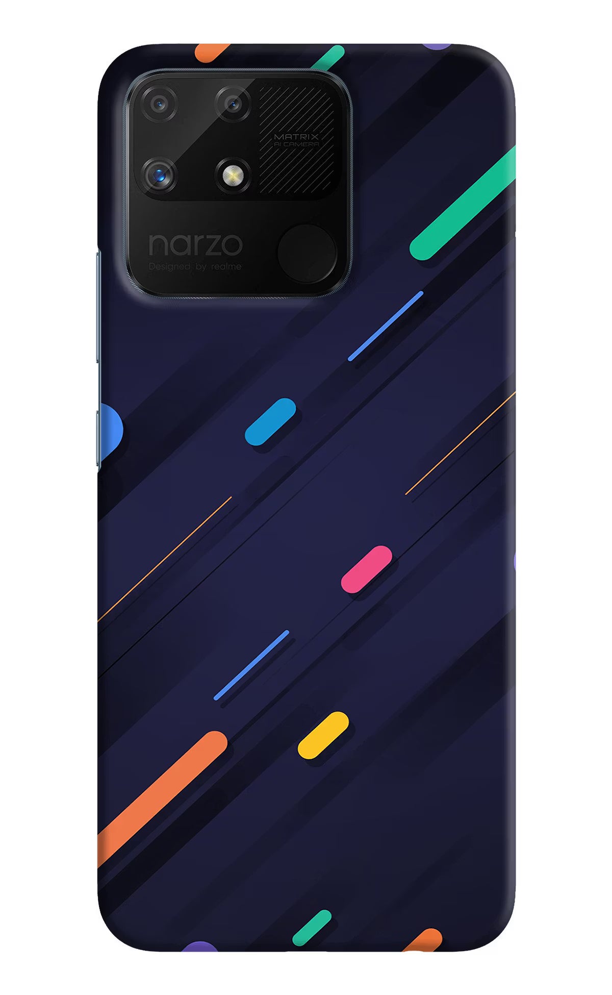 Abstract Design Realme Narzo 50A Back Cover - Abstract Design Realme Narzo 50A Hard Case Back Cover by Casekaro Abstract Design Realme Narzo 50A Hard Case Back Cover by Casekaro