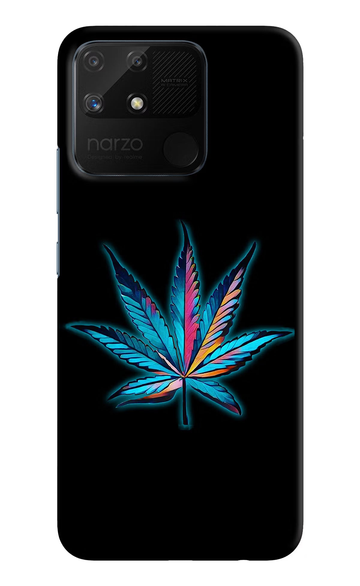 Weed Realme Narzo 50A Back Cover - Weed Realme Narzo 50A Hard Case Back Cover by Casekaro Weed Realme Narzo 50A Hard Case Back Cover by Casekaro