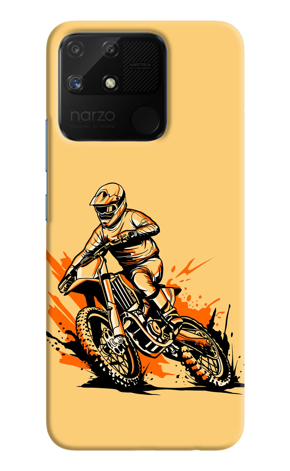 Off-Road Fury Realme Narzo 50A Back Cover - Off-Road Fury Realme Narzo 50A Hard Case Back Cover by Casekaro Off-Road Fury Realme Narzo 50A Hard Case Back Cover by Casekaro