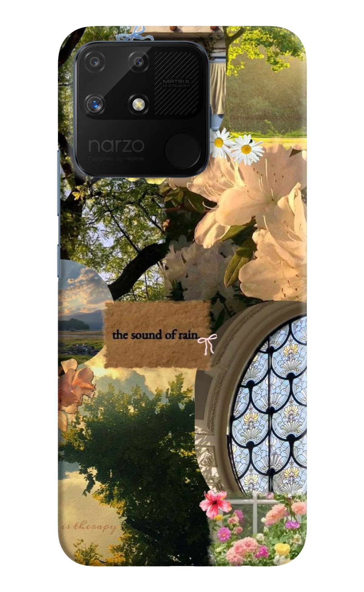 Rain Realme Narzo 50A Back Cover - Rain Realme Narzo 50A Back Cover Rain Realme Narzo 50A Back Cover
