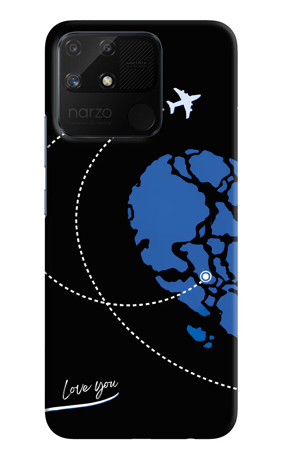Love Orbit Realme Narzo 50A Back Cover - Love Orbit Realme Narzo 50A Back Cover Love Orbit Realme Narzo 50A Back Cover