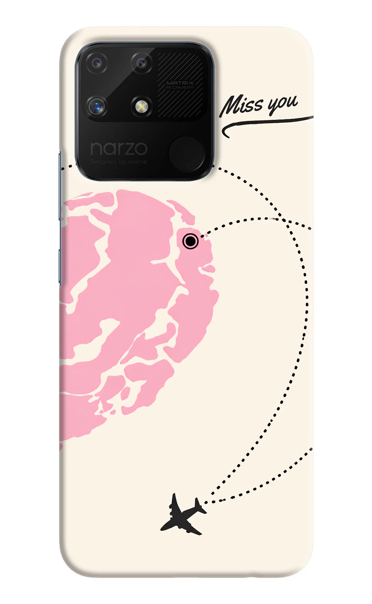 Miss Orbit Realme Narzo 50A Back Cover - Miss Orbit Realme Narzo 50A Back Cover Miss Orbit Realme Narzo 50A Back Cover