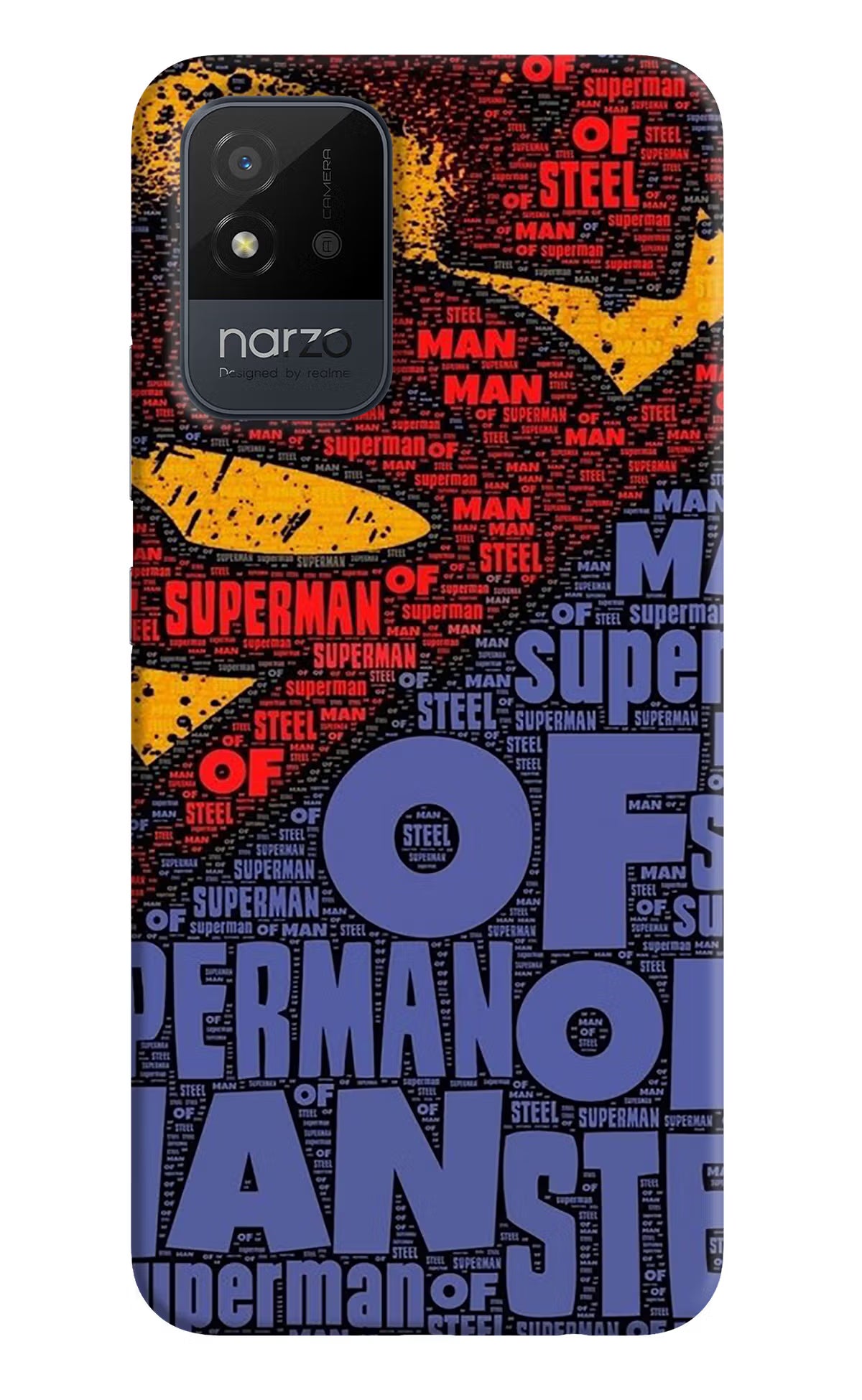 Superman Realme Narzo 50i Back Cover - Superman Realme Narzo 50i Back Cover Superman Realme Narzo 50i Back Cover