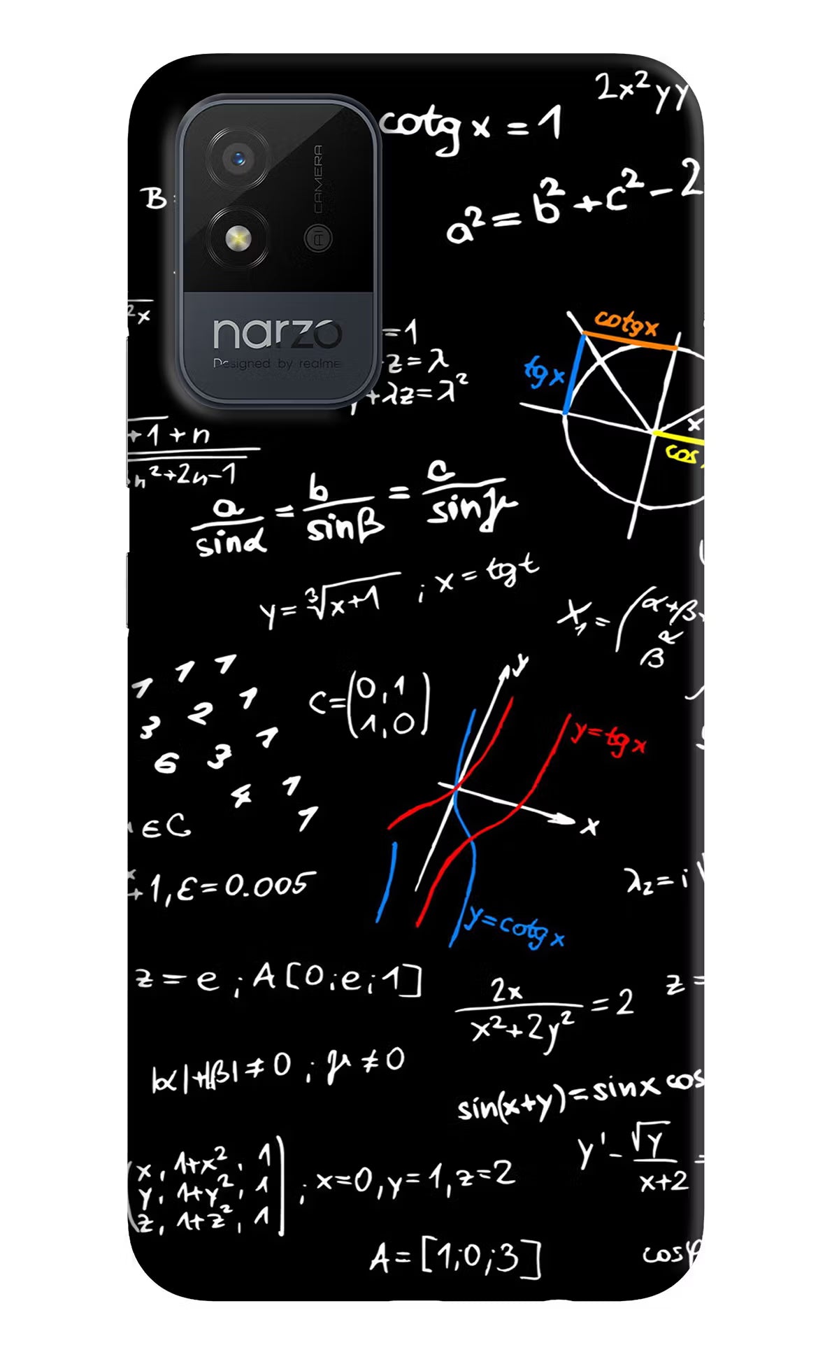 Mathematics Formula Realme Narzo 50i Back Cover - Mathematics Formula Realme Narzo 50i Back Cover Mathematics Formula Realme Narzo 50i Back Cover