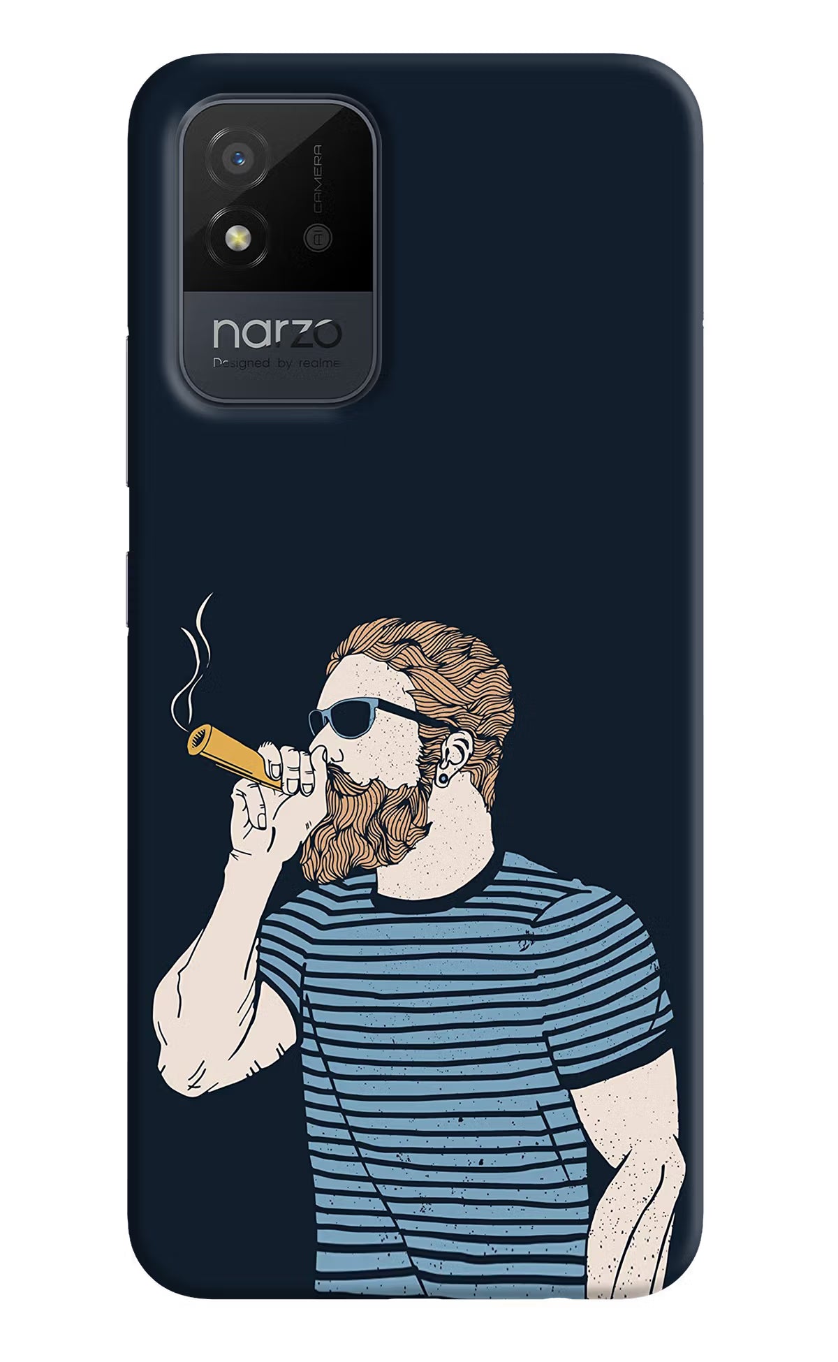 Smoking Realme Narzo 50i Back Cover - Smoking Realme Narzo 50i Back Cover Smoking Realme Narzo 50i Back Cover