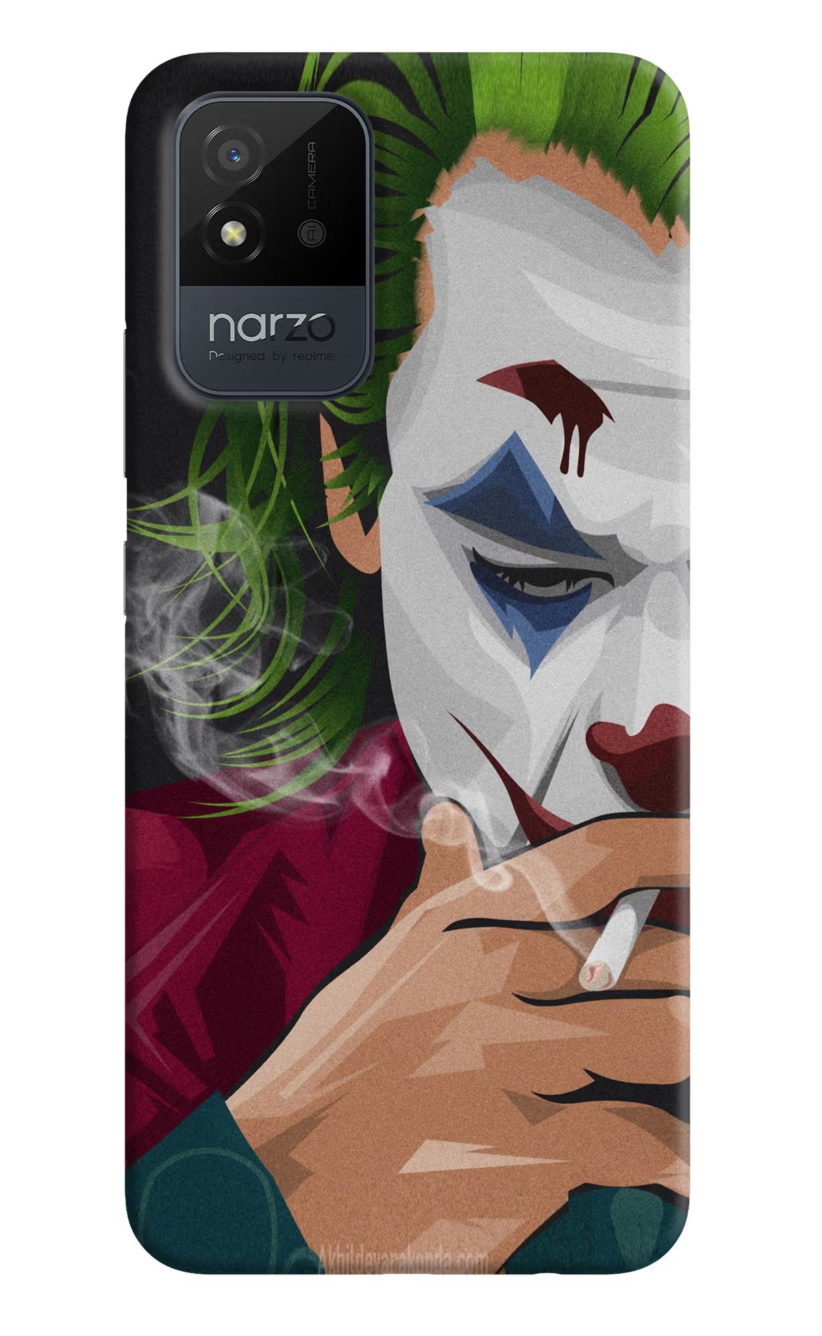 Joker Smoking Realme Narzo 50i Back Cover - Joker Smoking Realme Narzo 50i Back Cover Joker Smoking Realme Narzo 50i Back Cover