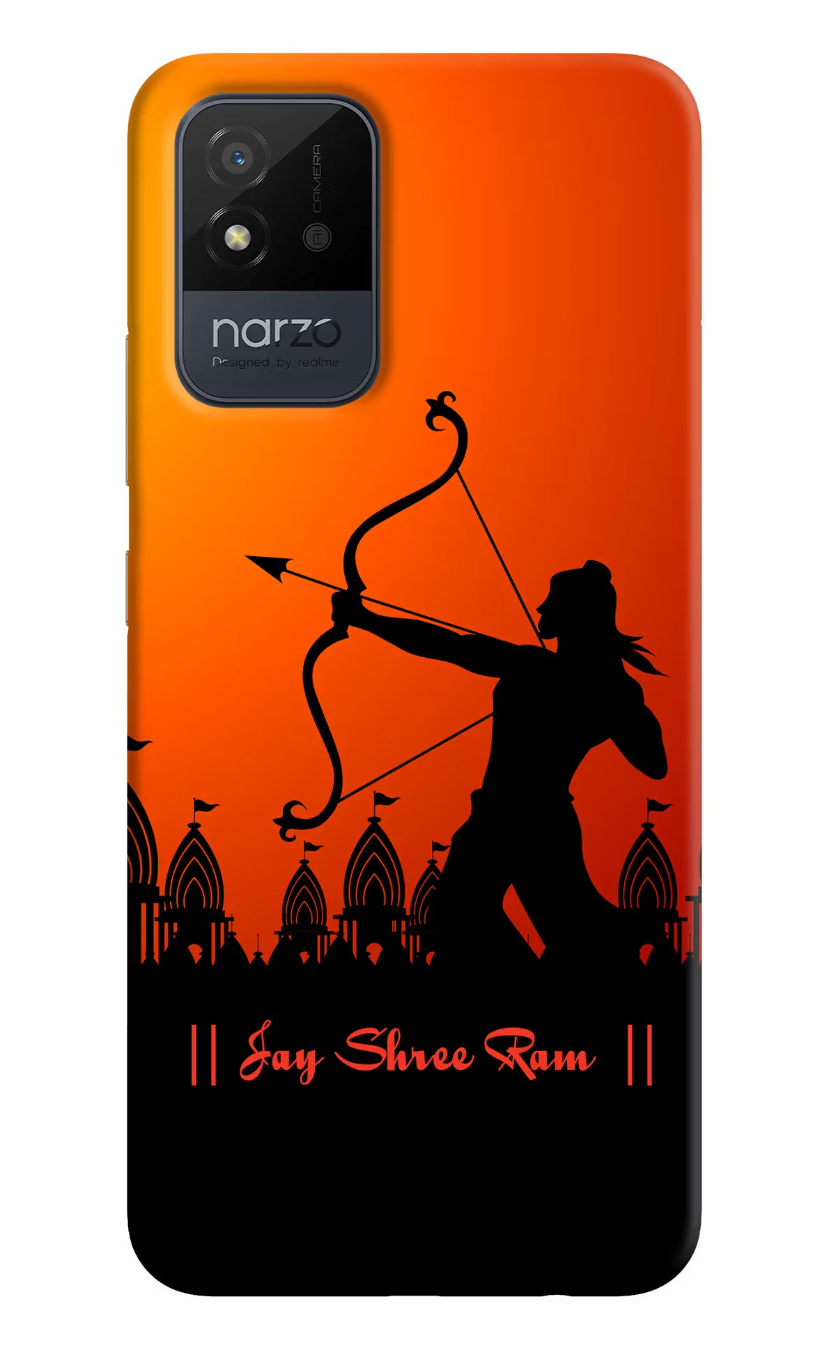 Lord Ram - 4 Realme Narzo 50i Back Cover - Lord Ram - 4 Realme Narzo 50i Back Cover Lord Ram - 4 Realme Narzo 50i Back Cover