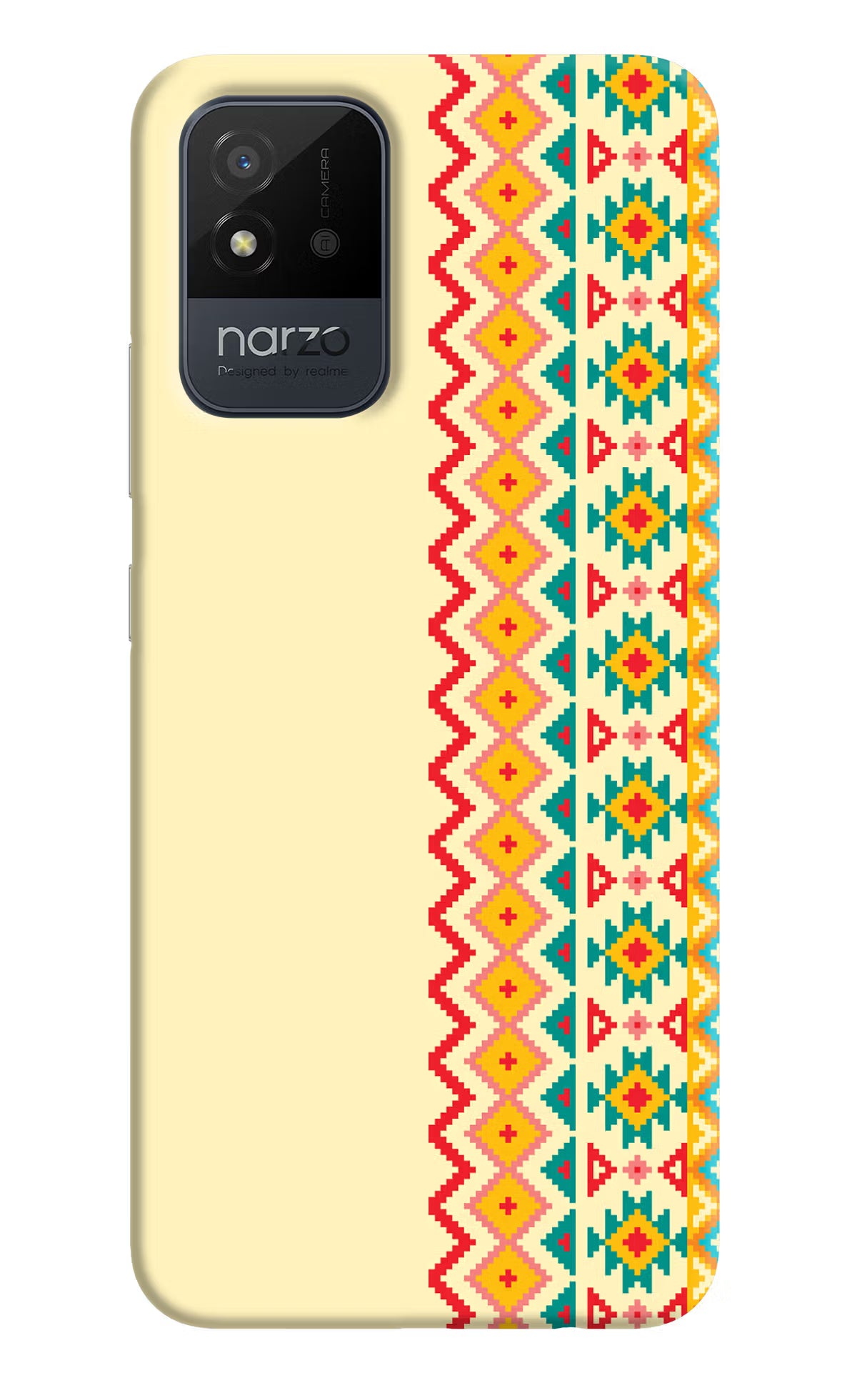 Ethnic Seamless Realme Narzo 50i Back Cover - Ethnic Seamless Realme Narzo 50i Back Cover Ethnic Seamless Realme Narzo 50i Back Cover