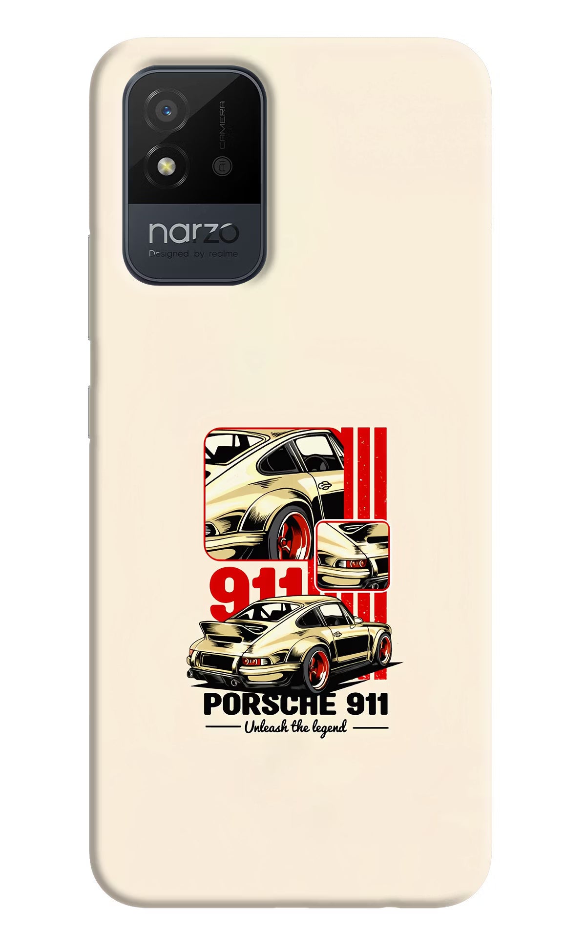 Classic Porsche 911 Realme Narzo 50i Back Cover - Classic Porsche 911 Realme Narzo 50i Back Cover Classic Porsche 911 Realme Narzo 50i Back Cover