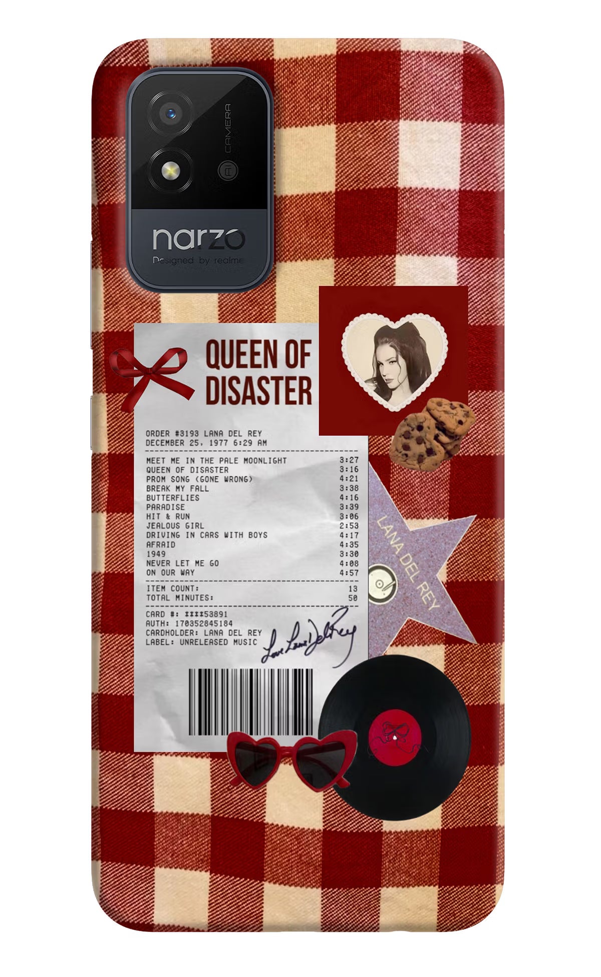 Queen of Disaster Realme Narzo 50i Back Cover - Queen of Disaster Realme Narzo 50i Back Cover Queen of Disaster Realme Narzo 50i Back Cover