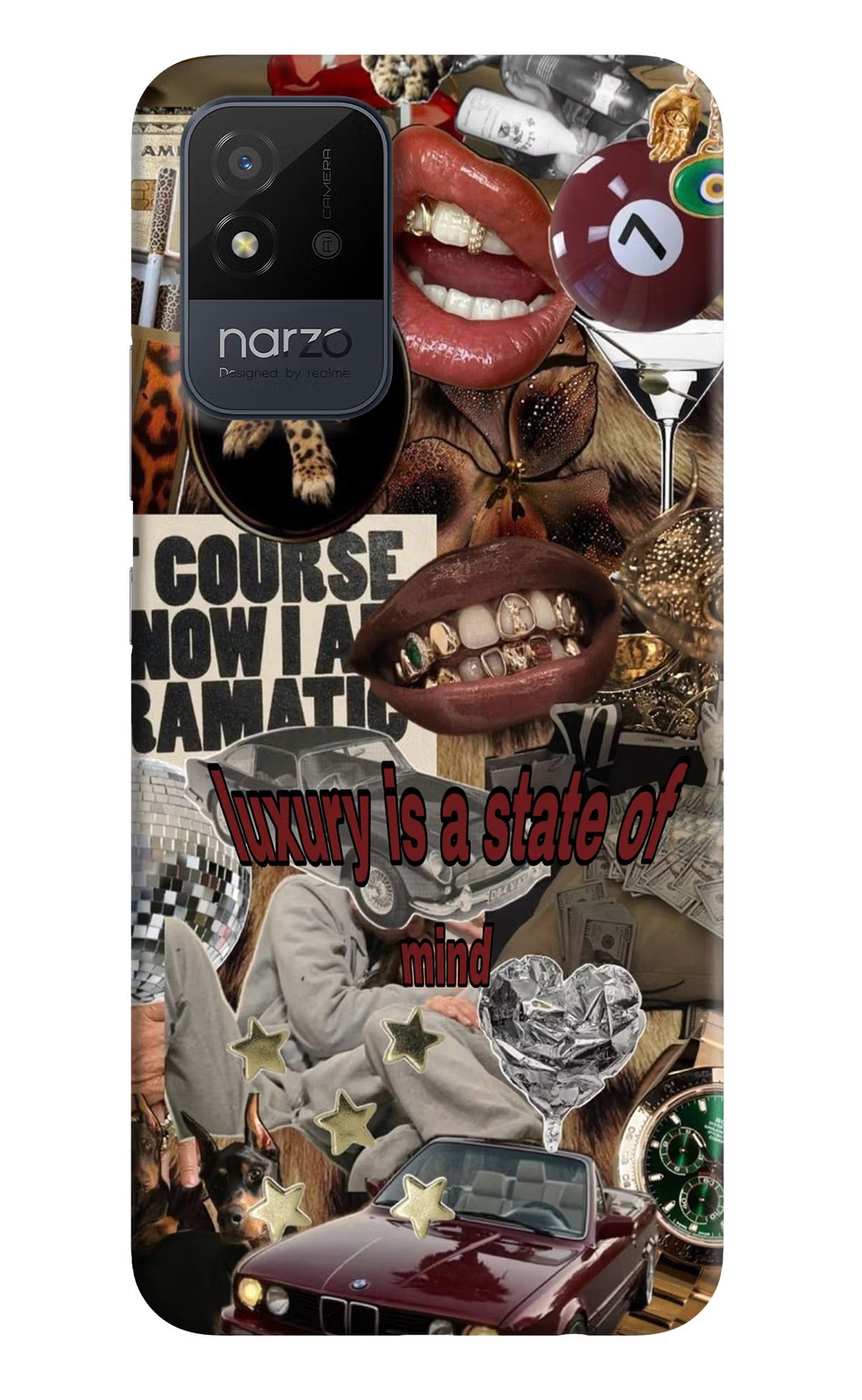 Luxury Realme Narzo 50i Back Cover - Luxury Realme Narzo 50i Back Cover Luxury Realme Narzo 50i Back Cover