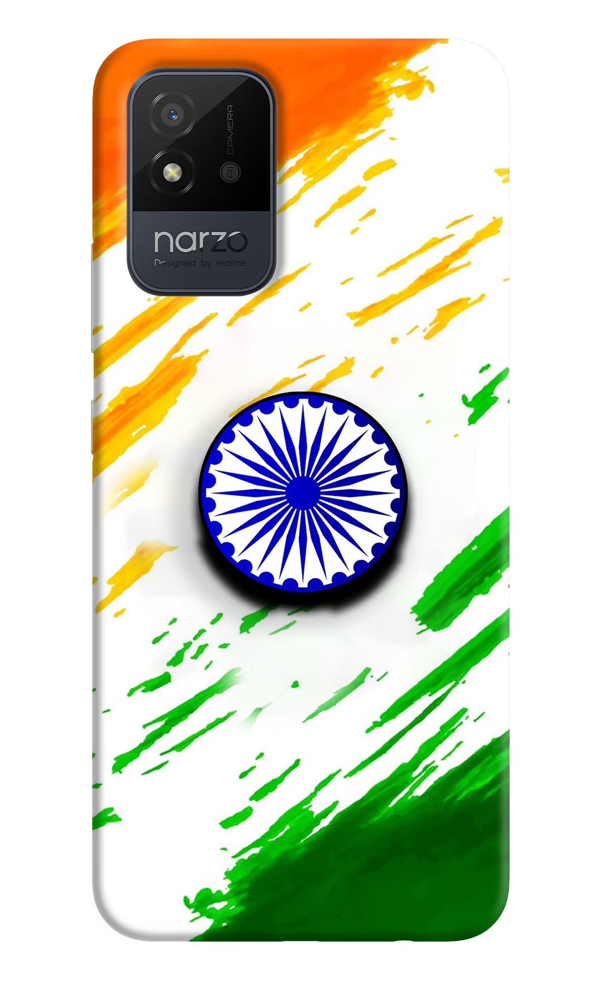 Indian Flag Ashoka Chakra Realme Narzo 50i Pop Case