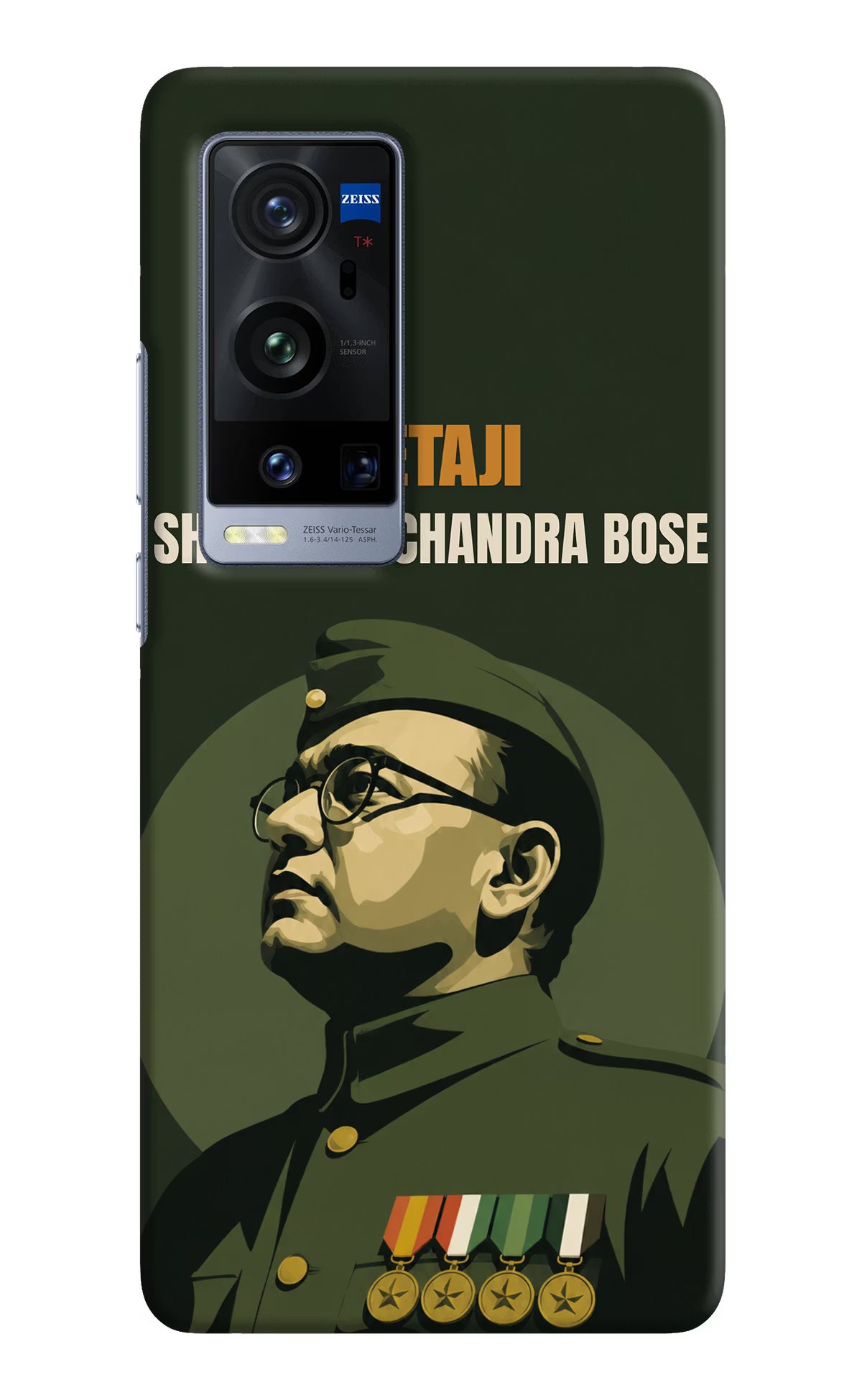 Netaji Legacy Vivo X60 Pro+ Back Cover - Netaji Legacy Vivo X60 Pro+ Back Cover Netaji Legacy Vivo X60 Pro+ Back Cover