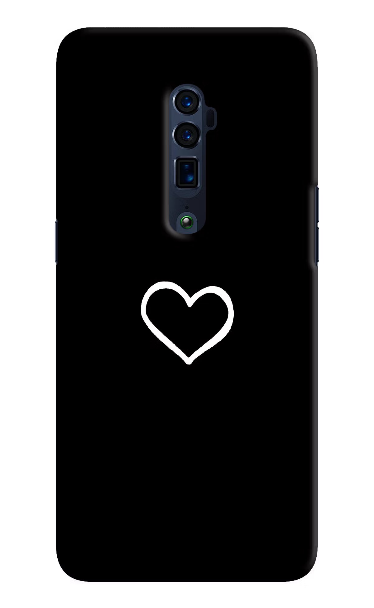 Heart Oppo Reno 10x Zoom Back Cover - Heart Oppo Reno 10x Zoom Hard Case Back Cover by Casekaro Heart Oppo Reno 10x Zoom Hard Case Back Cover by Casekaro