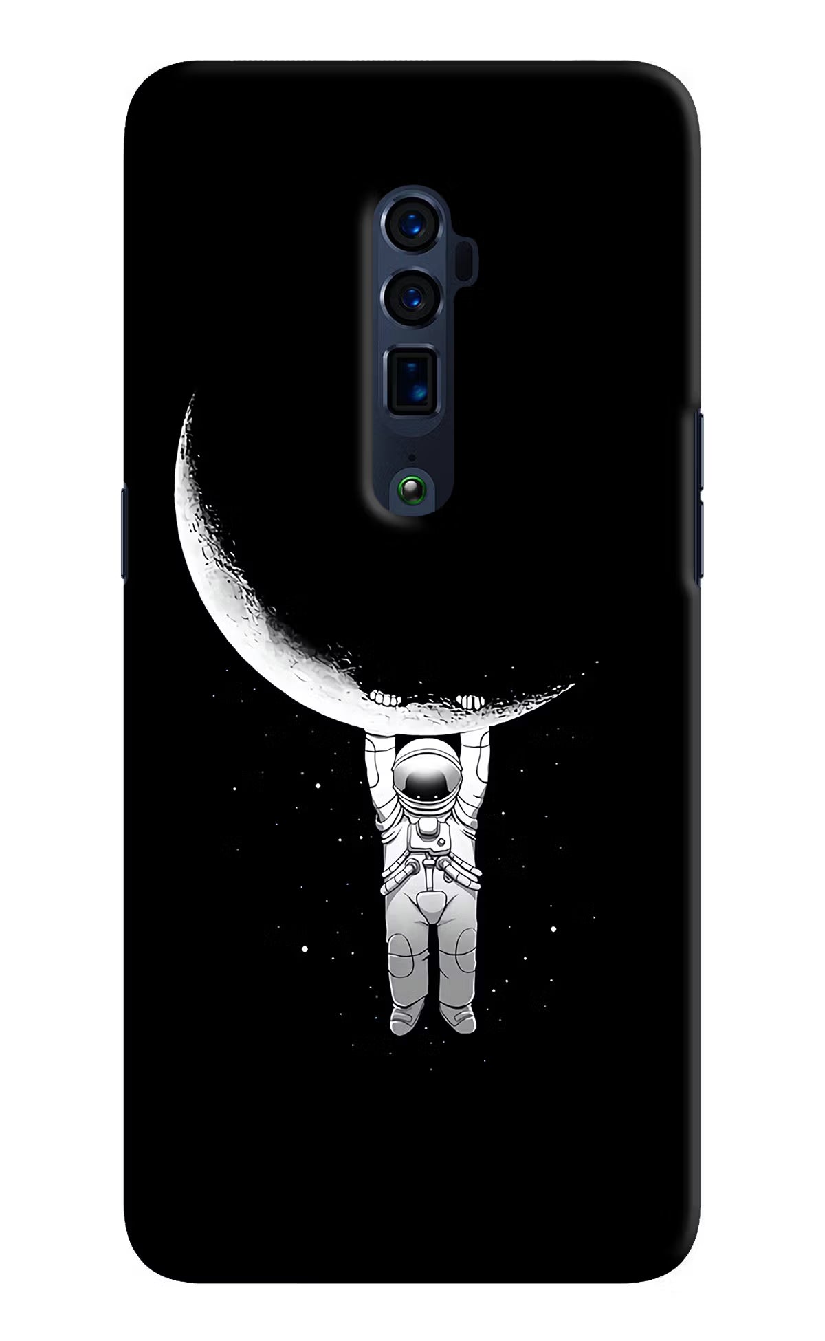 Moon Space Oppo Reno 10x Zoom Back Cover - Moon Space Oppo Reno 10x Zoom Hard Case Back Cover by Casekaro Moon Space Oppo Reno 10x Zoom Hard Case Back Cover by Casekaro