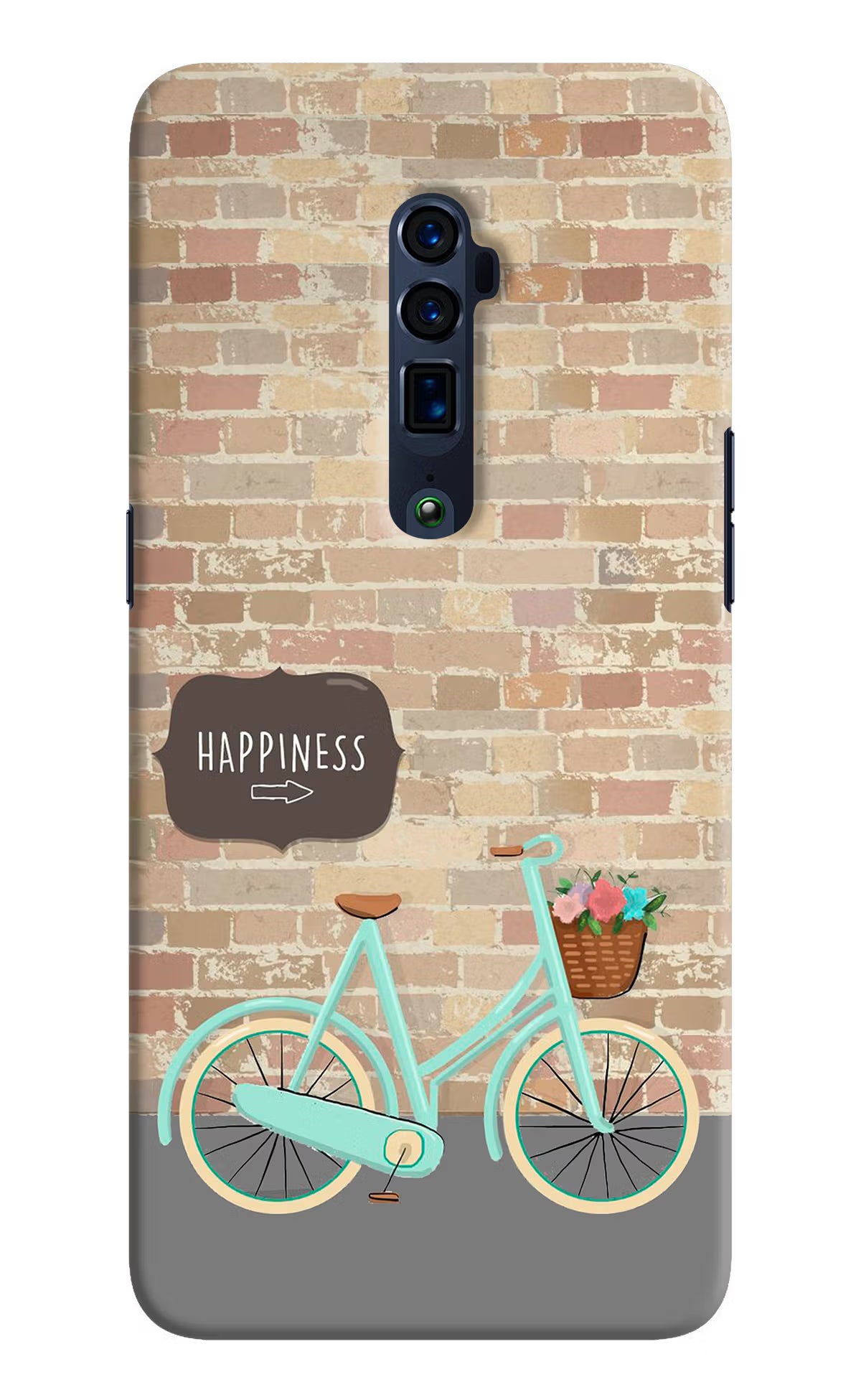 Happiness Artwork Oppo Reno 10x Zoom Back Cover - Happiness Artwork Oppo Reno 10x Zoom Hard Case Back Cover by Casekaro Happiness Artwork Oppo Reno 10x Zoom Hard Case Back Cover by Casekaro