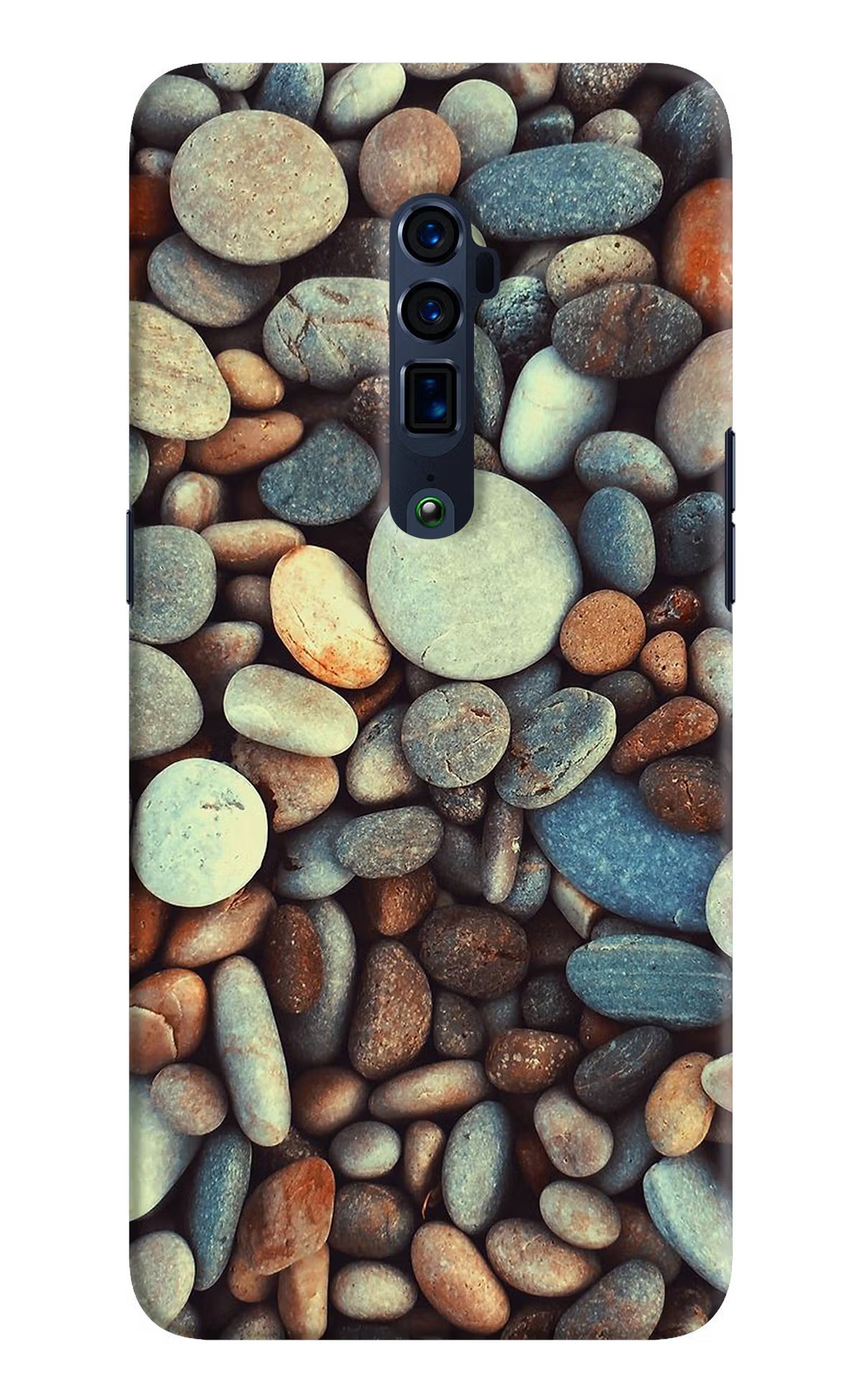 Pebble Oppo Reno 10x Zoom Back Cover - Pebble Oppo Reno 10x Zoom Hard Case Back Cover by Casekaro Pebble Oppo Reno 10x Zoom Hard Case Back Cover by Casekaro