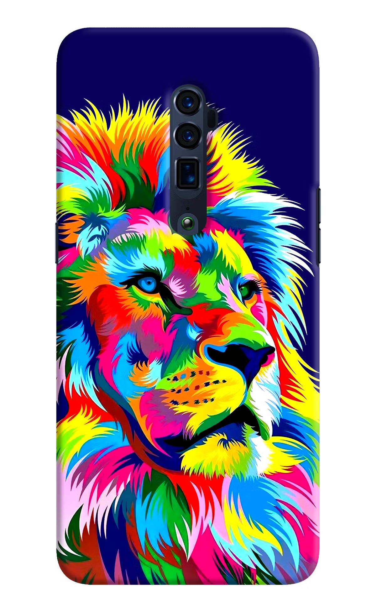 Vector Art Lion Oppo Reno 10x Zoom Back Cover - Vector Art Lion Oppo Reno 10x Zoom Hard Case Back Cover by Casekaro Vector Art Lion Oppo Reno 10x Zoom Hard Case Back Cover by Casekaro