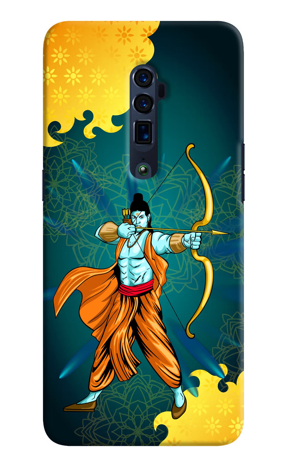 Lord Ram - 6 Oppo Reno 10x Zoom Back Cover - Lord Ram - 6 Oppo Reno 10x Zoom Hard Case Back Cover by Casekaro Lord Ram - 6 Oppo Reno 10x Zoom Hard Case Back Cover by Casekaro