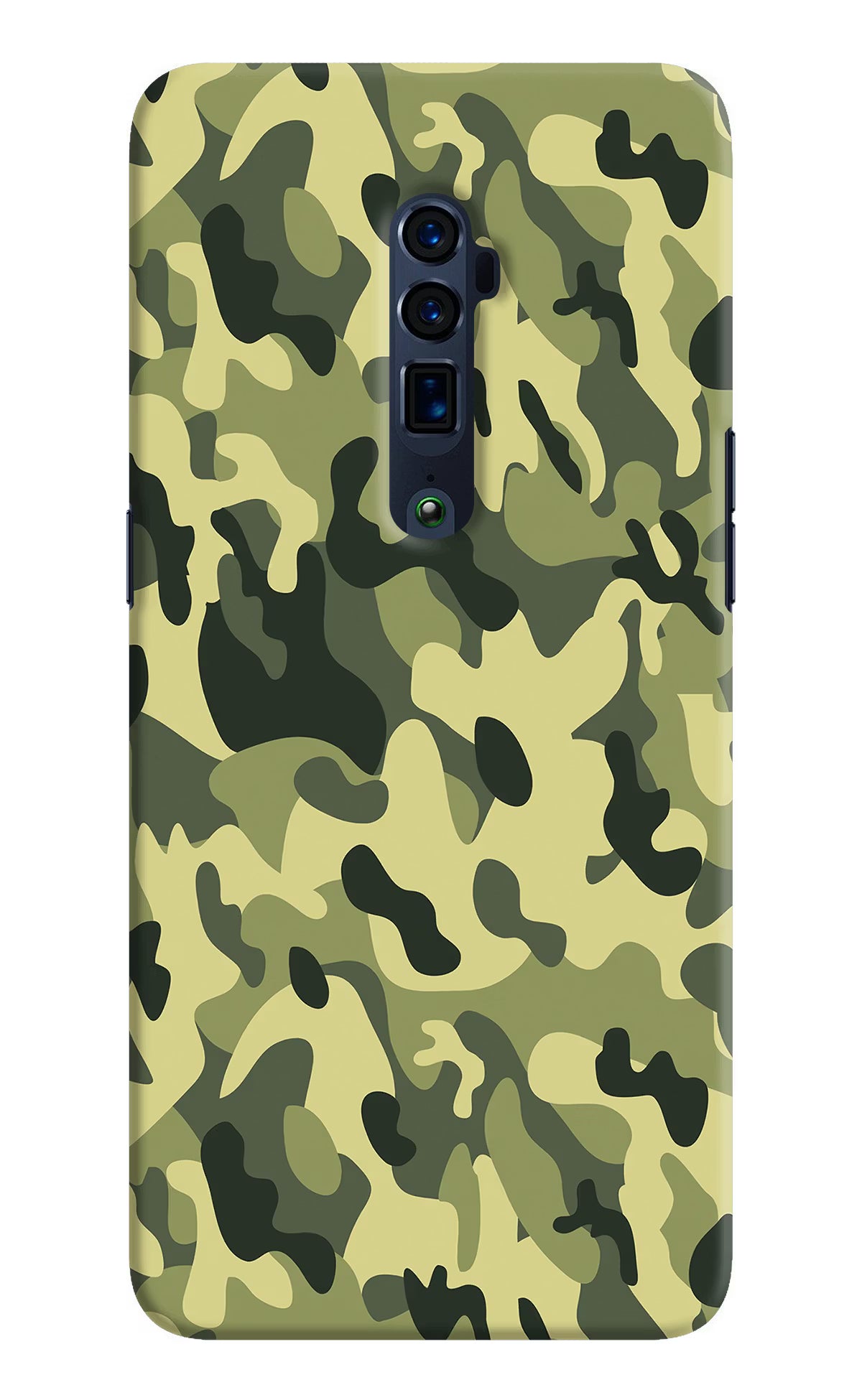 Camouflage Oppo Reno 10x Zoom Back Cover - Camouflage Oppo Reno 10x Zoom Hard Case Back Cover by Casekaro Camouflage Oppo Reno 10x Zoom Hard Case Back Cover by Casekaro