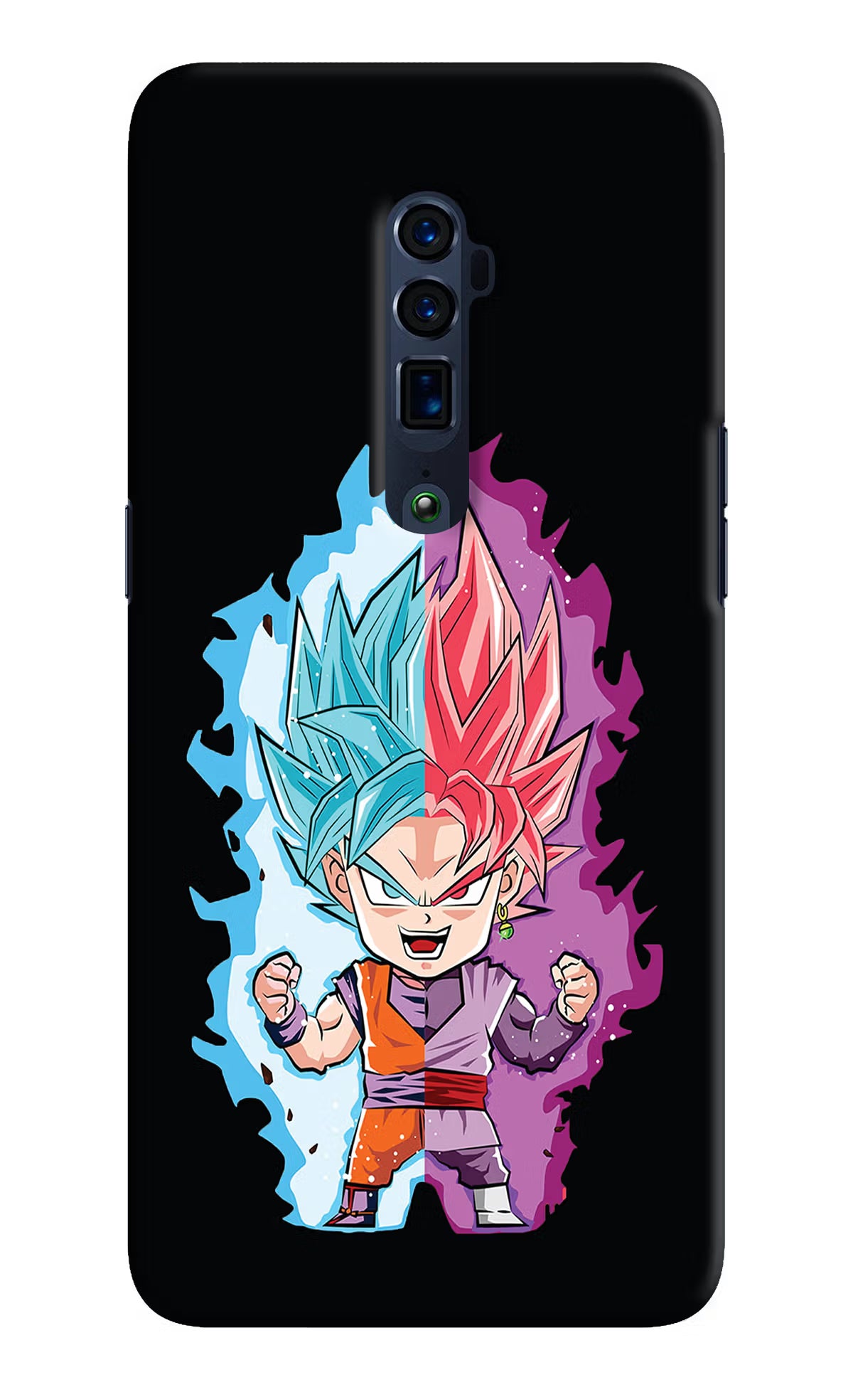 Chota Goku Oppo Reno 10x Zoom Back Cover - Chota Goku Oppo Reno 10x Zoom Hard Case Back Cover by Casekaro Chota Goku Oppo Reno 10x Zoom Hard Case Back Cover by Casekaro