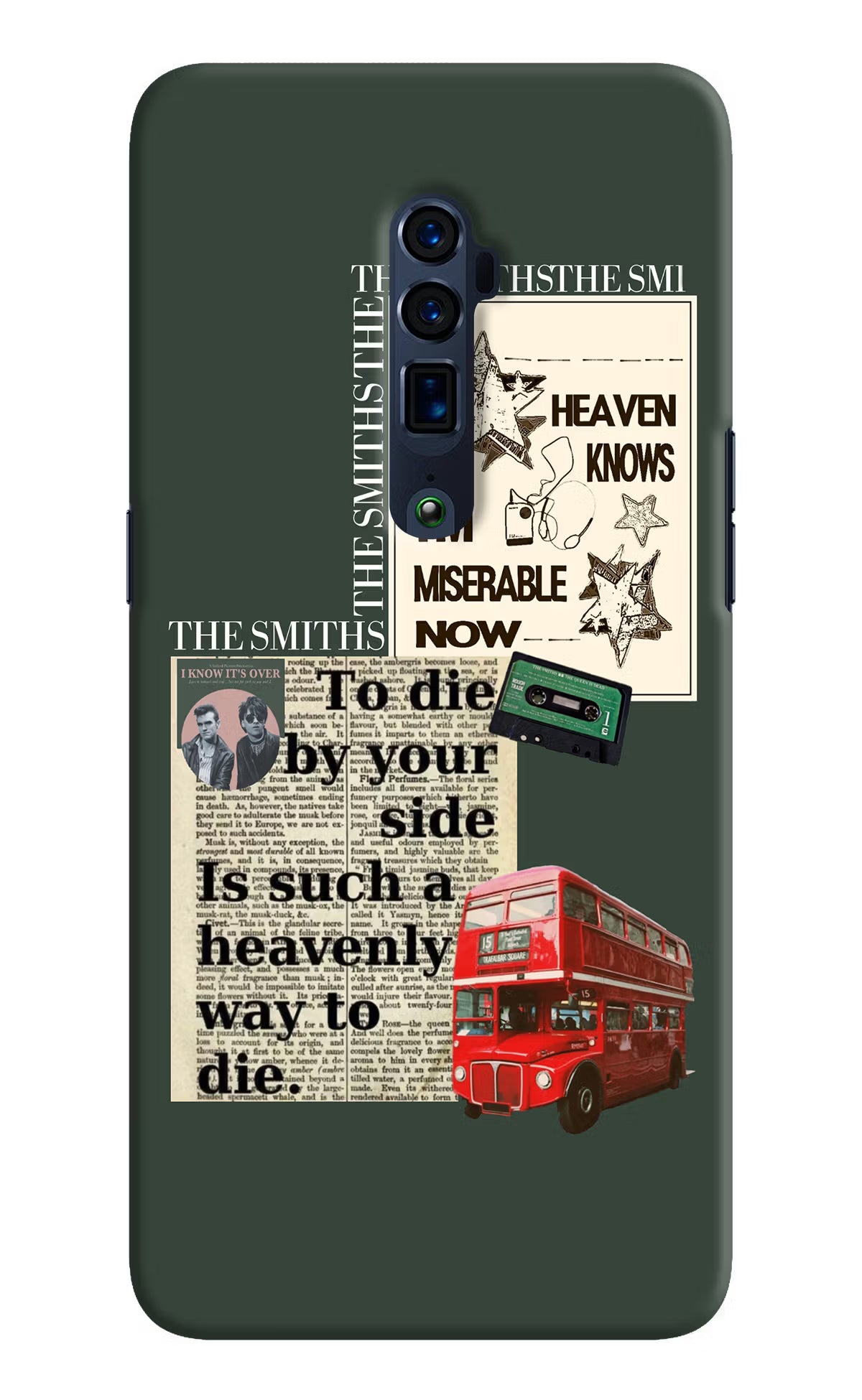 The Smiths Oppo Reno 10x Zoom Back Cover - The Smiths Oppo Reno 10x Zoom Hard Case Back Cover by Casekaro The Smiths Oppo Reno 10x Zoom Hard Case Back Cover by Casekaro