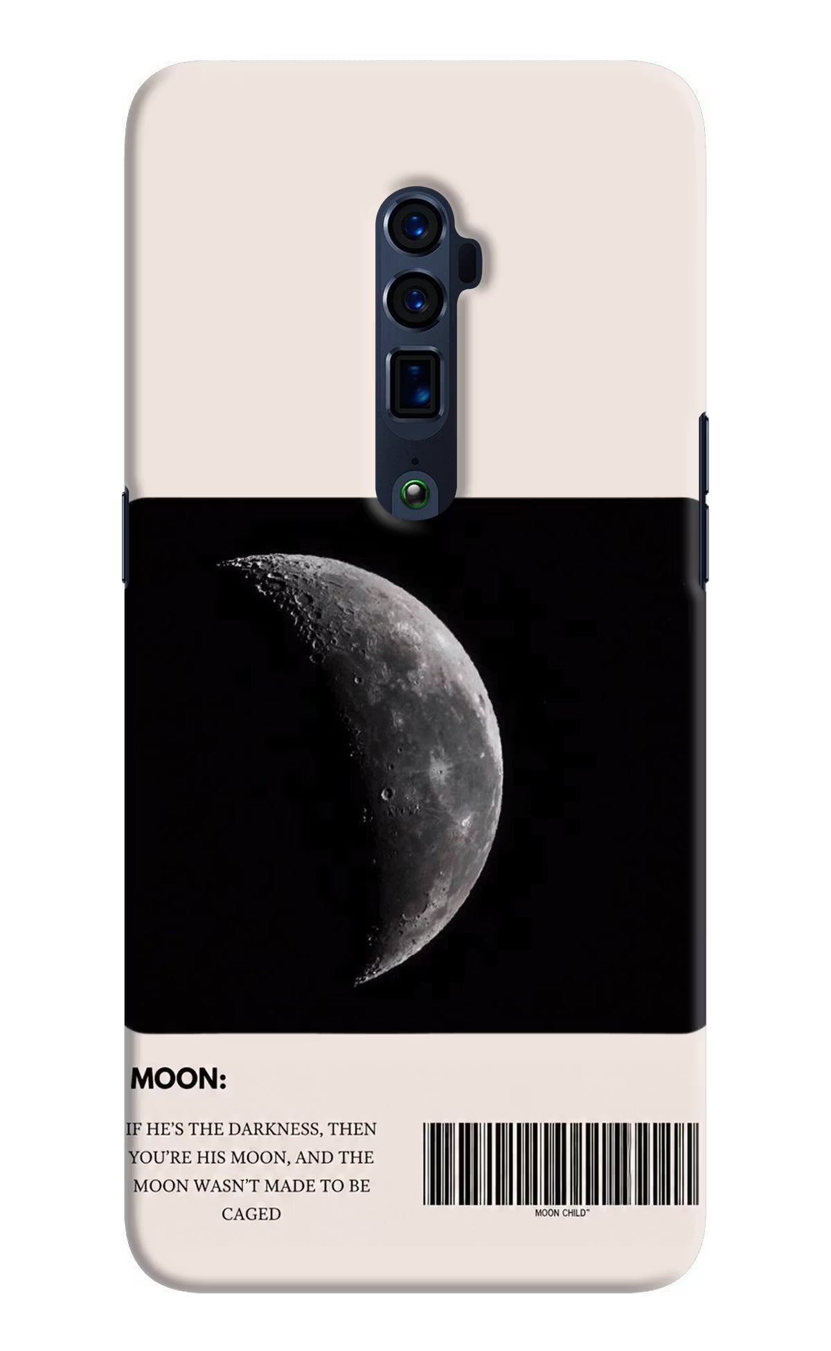 Moon Phase Oppo Reno 10x Zoom Back Cover - Moon Phase Oppo Reno 10x Zoom Back Cover Moon Phase Oppo Reno 10x Zoom Back Cover