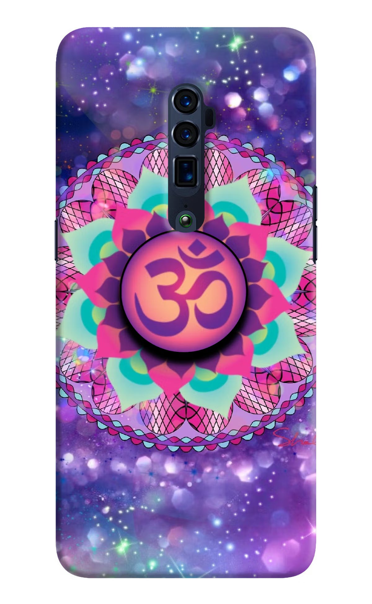 Om Purple Oppo Reno 10x Zoom Pop Case - Om Purple Oppo Reno 10x Zoom Pop Case by Casekaro Om Purple Oppo Reno 10x Zoom Pop Case by Casekaro