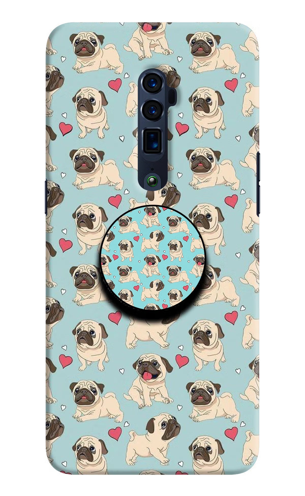 Pug Dog Oppo Reno 10x Zoom Pop Case - Pug Dog Oppo Reno 10x Zoom Pop Case by Casekaro Pug Dog Oppo Reno 10x Zoom Pop Case by Casekaro
