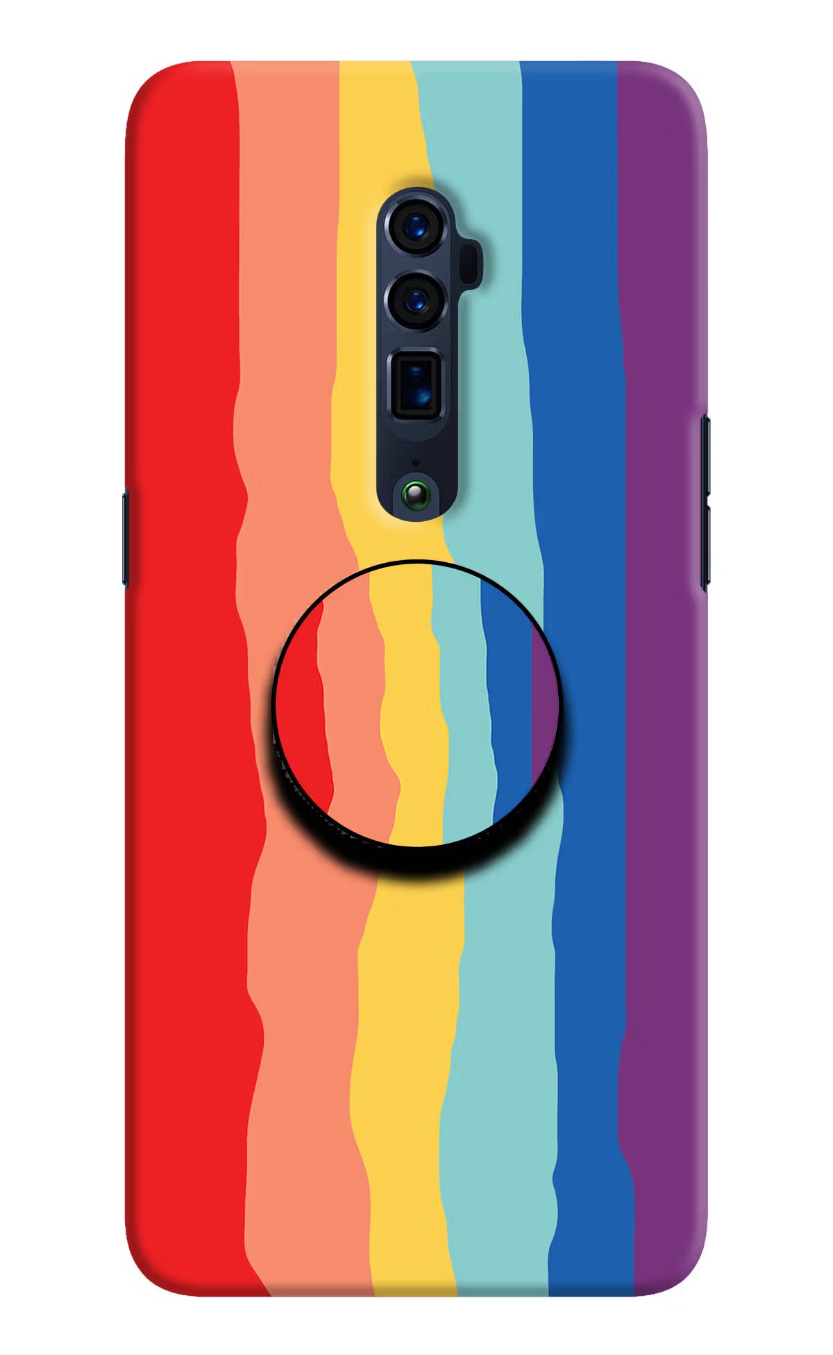 Rainbow Oppo Reno 10x Zoom Pop Case - Rainbow Oppo Reno 10x Zoom Pop Case by Casekaro Rainbow Oppo Reno 10x Zoom Pop Case by Casekaro