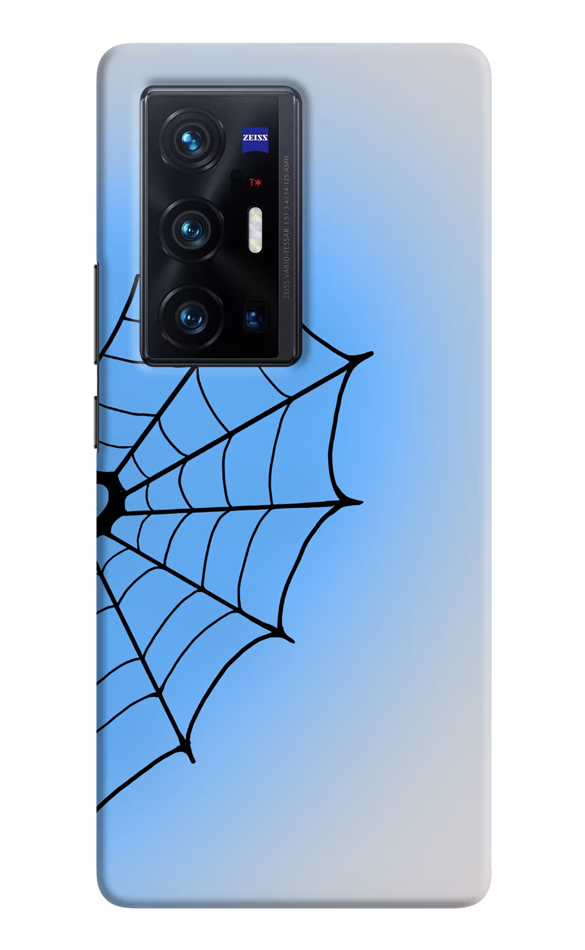 Blue Web Vivo X70 Pro+ Back Cover - Blue Web Vivo X70 Pro+ Back Cover Blue Web Vivo X70 Pro+ Back Cover