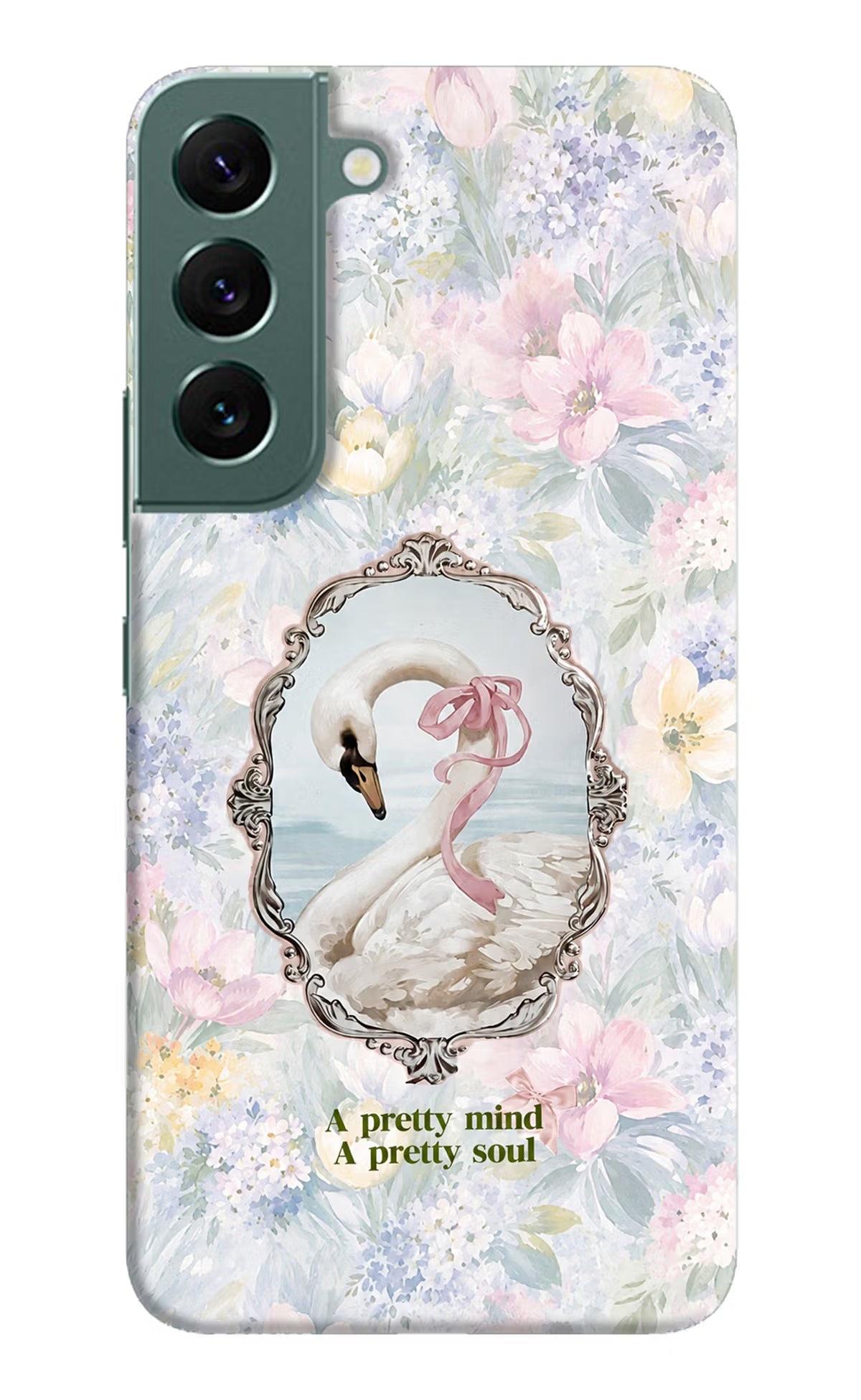 Pretty Mind Pretty Soul Samsung S22 Back Cover - Pretty Mind Pretty Soul Samsung S22 Back Cover Pretty Mind Pretty Soul Samsung S22 Back Cover