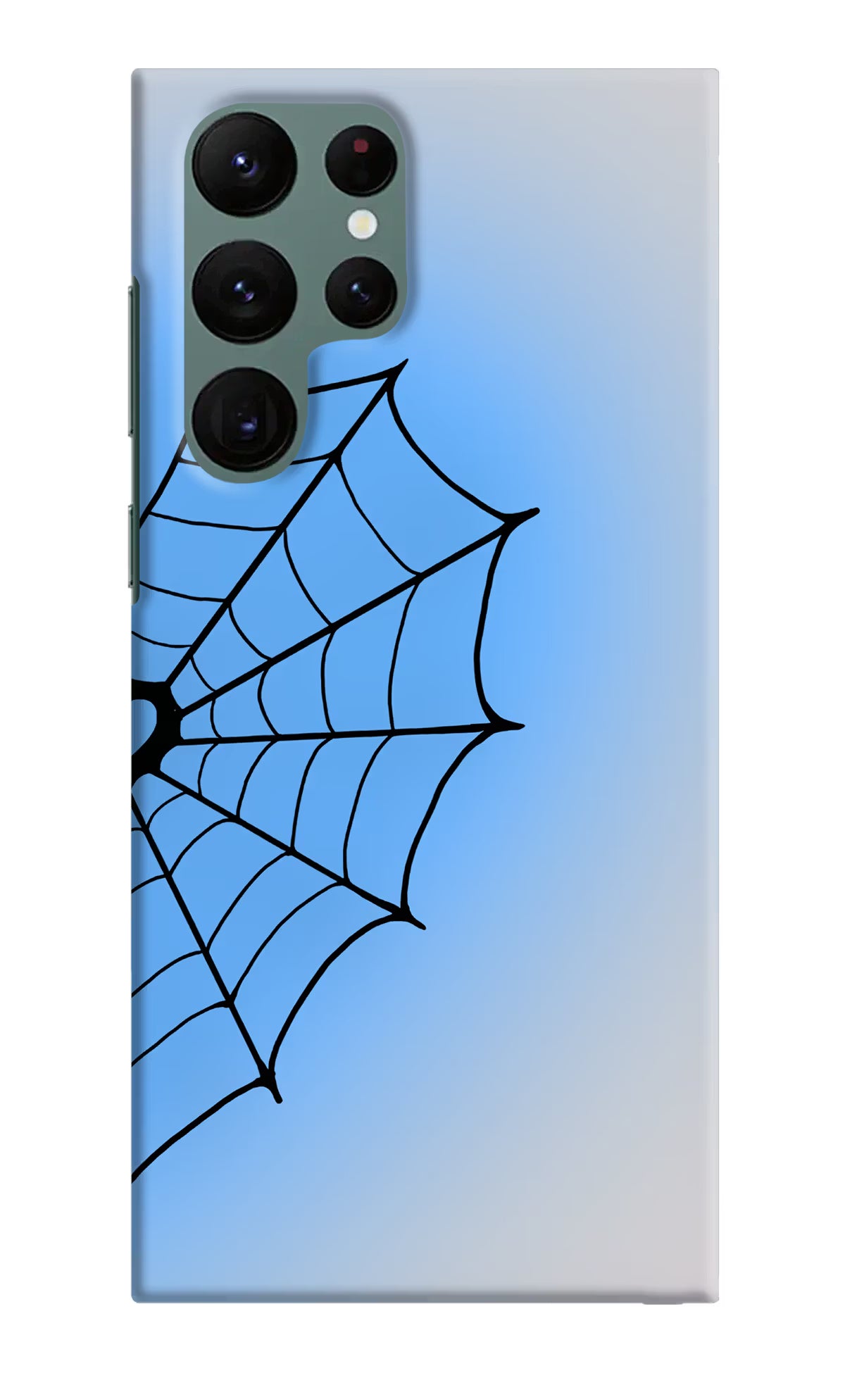 Blue Web Samsung S22 Ultra Back Cover - Blue Web Samsung S22 Ultra Back Cover Blue Web Samsung S22 Ultra Back Cover