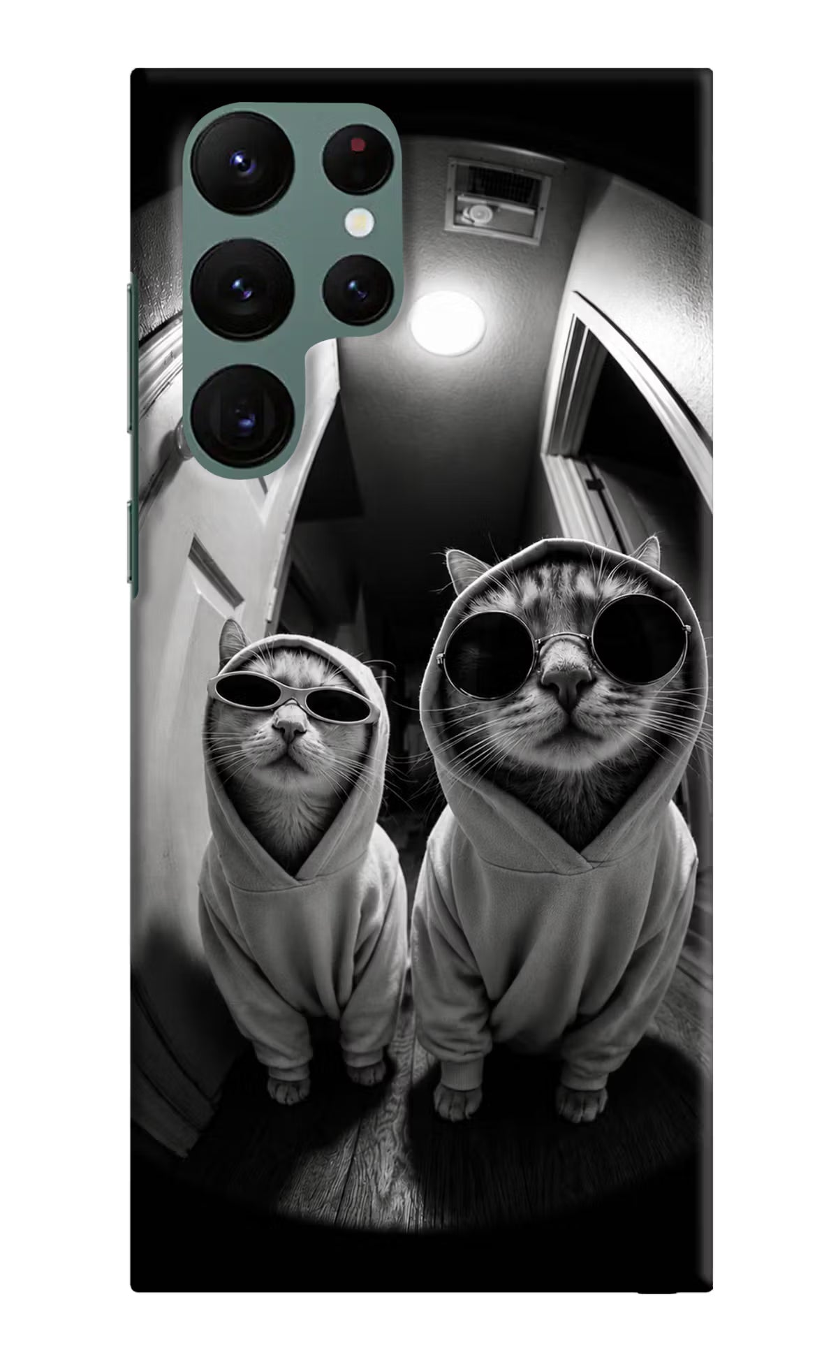 Hood Cats Samsung S22 Ultra Back Cover - Hood Cats Samsung S22 Ultra Back Cover Hood Cats Samsung S22 Ultra Back Cover