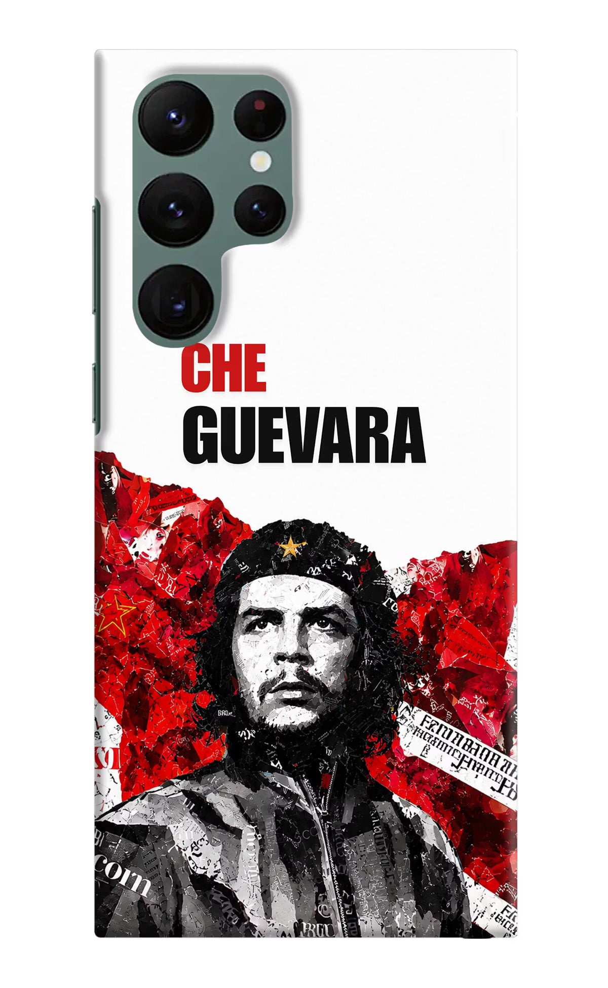 Che Guevara Revolution Samsung S22 Ultra Back Cover - Che Guevara Revolution Samsung S22 Ultra Back Cover Che Guevara Revolution Samsung S22 Ultra Back Cover