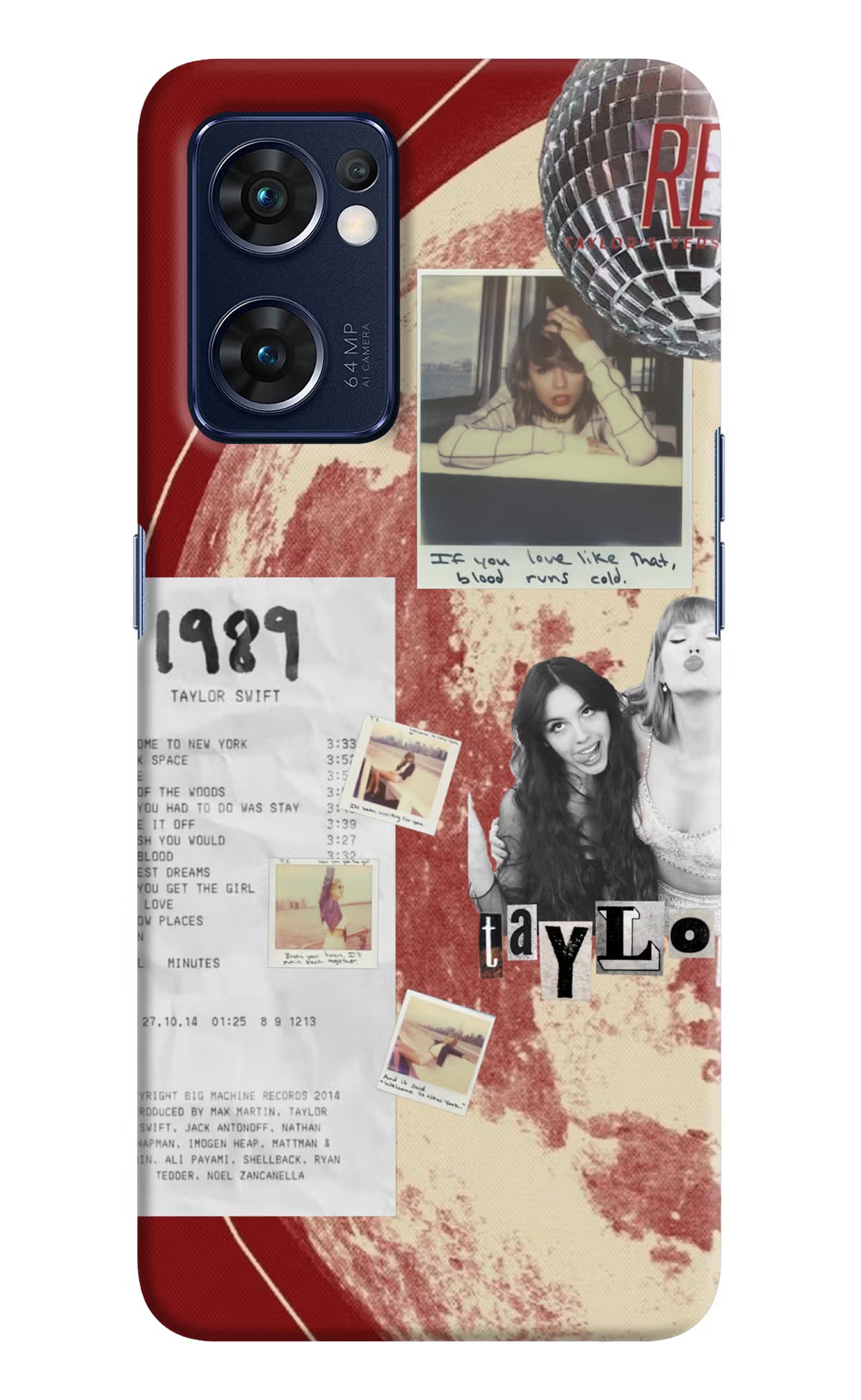Taylor Swift Oppo Reno7 5G Back Cover - Taylor Swift Oppo Reno7 5G Back Cover Taylor Swift Oppo Reno7 5G Back Cover