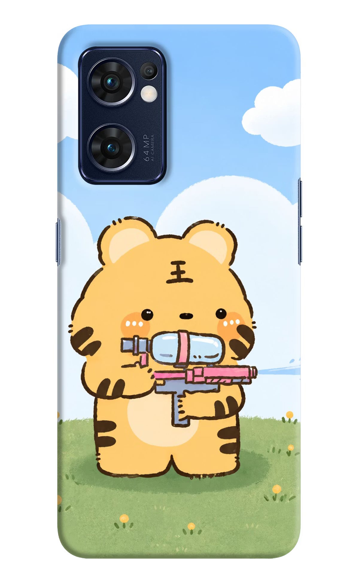 Tiger Treat Oppo Reno7 5G Back Cover - Tiger Treat Oppo Reno7 5G Back Cover Tiger Treat Oppo Reno7 5G Back Cover