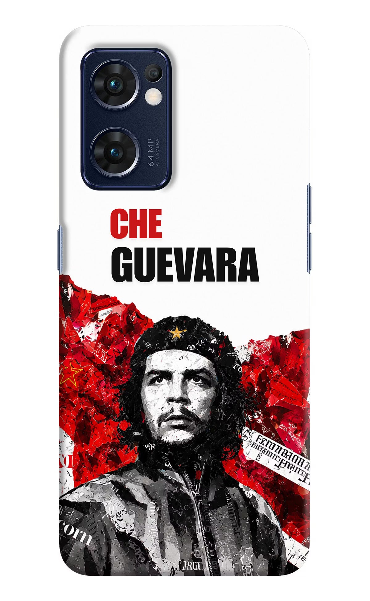 Che Guevara Revolution Oppo Reno7 5G Back Cover - Che Guevara Revolution Oppo Reno7 5G Back Cover Che Guevara Revolution Oppo Reno7 5G Back Cover